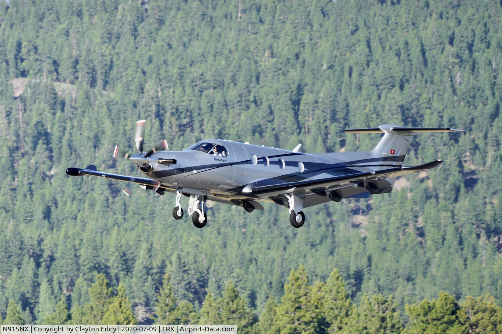 N915NX, 2019 Pilatus PC-12/47E C/N 1815, Truckee Airport California 2020.