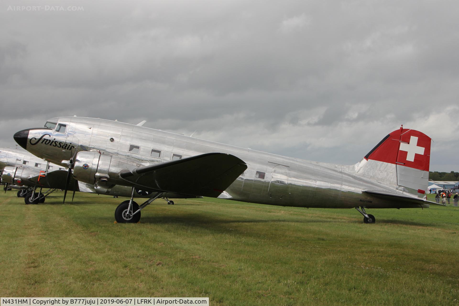 N431HM, 1943 Douglas DC-3C-S1C3G (C-47A) C/N 9995, for 75 D-Day anniversary