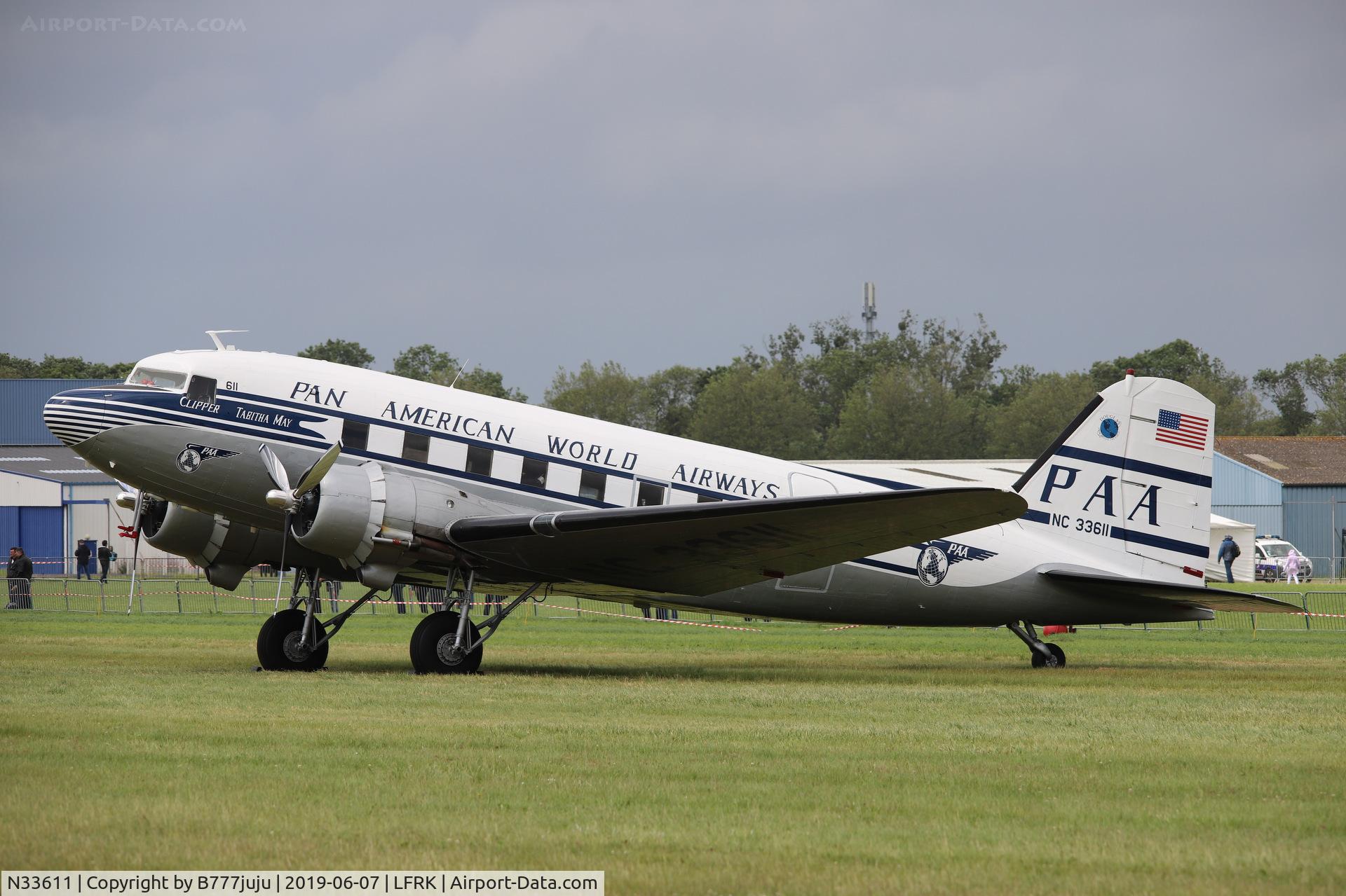 N33611, 1945 Douglas DC-3C (C-47B-50-DK) C/N 34378, for 75 D-Day anniversary