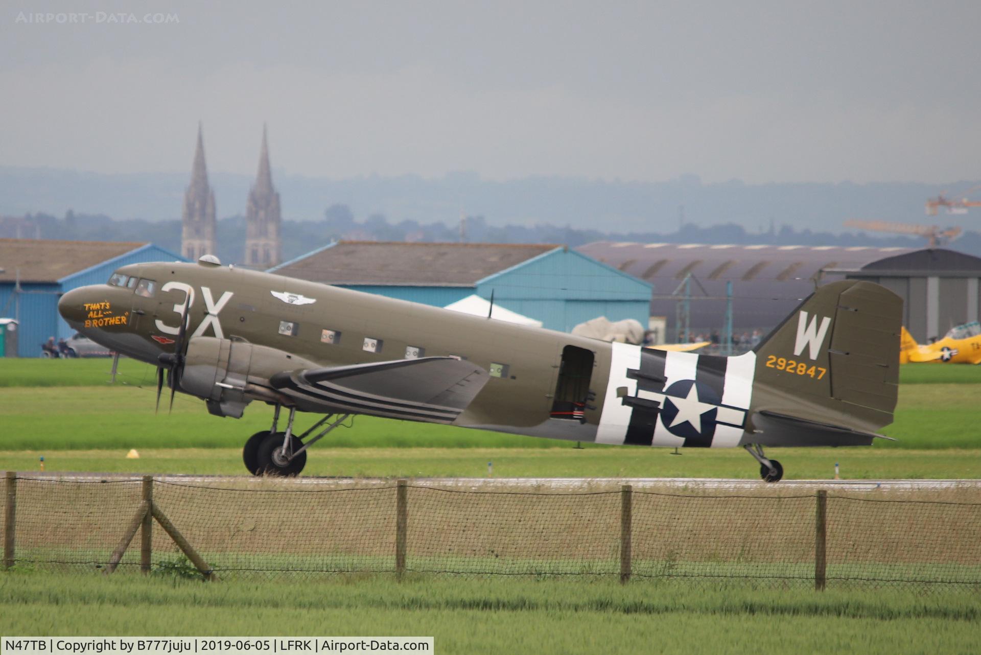 N47TB, 1944 Douglas DC3C (C-47A) C/N 12693, for 75 D-Day anniversary