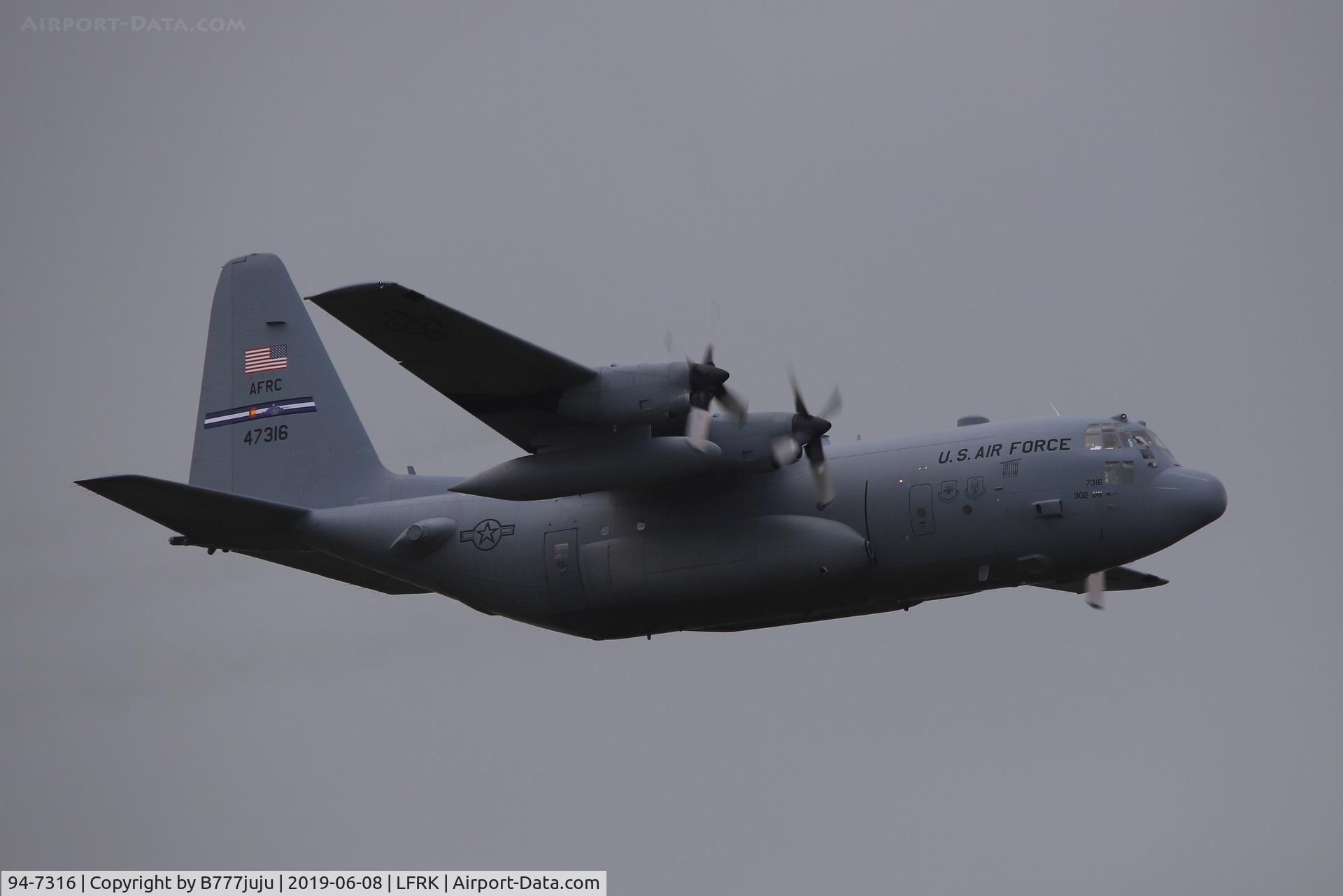 94-7316, 1994 Lockheed C-130H Hercules C/N 382-5390, for 75 D-Day anniversary