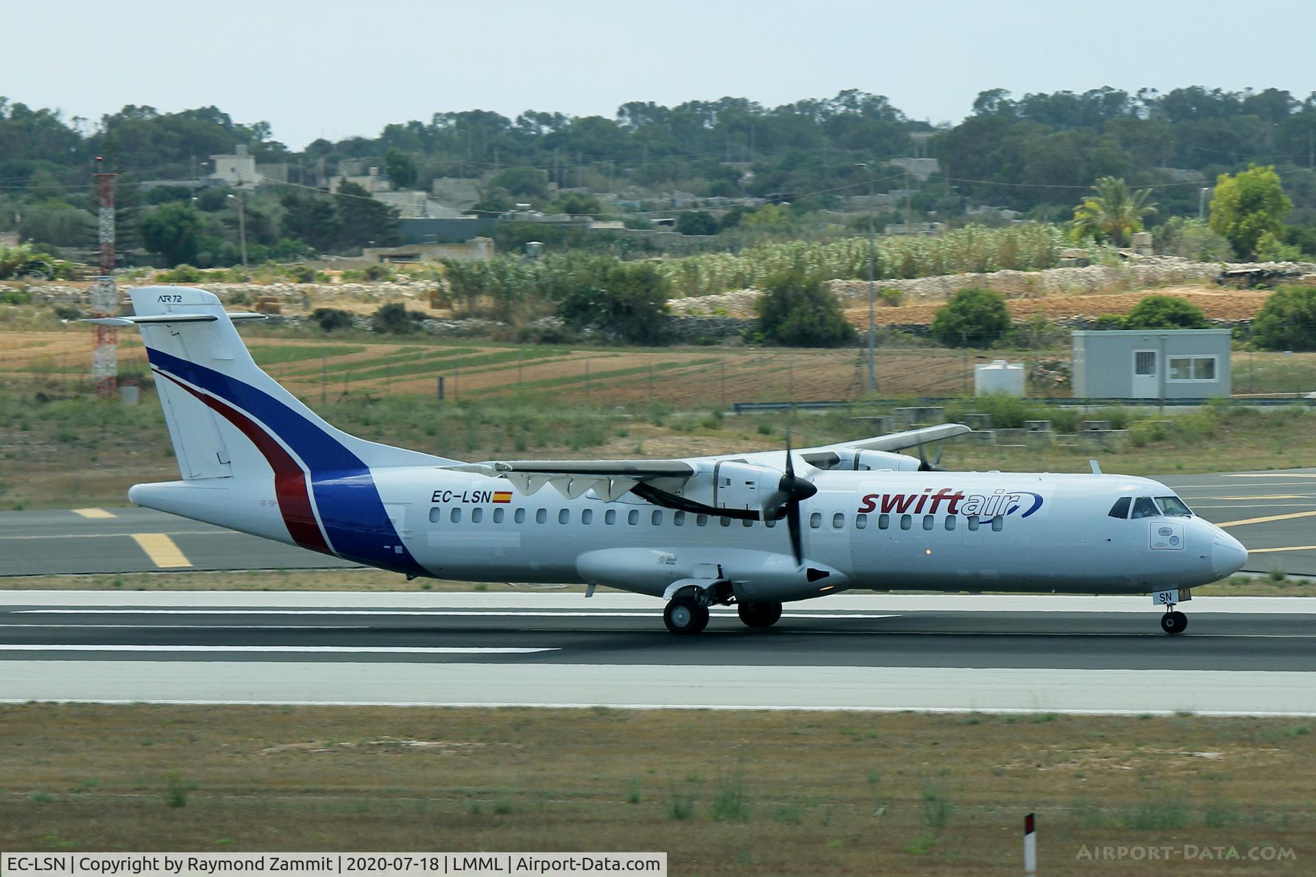 EC-LSN, 1990 ATR 72-102 C/N 192, ATR72 EC-LSN Swiftair