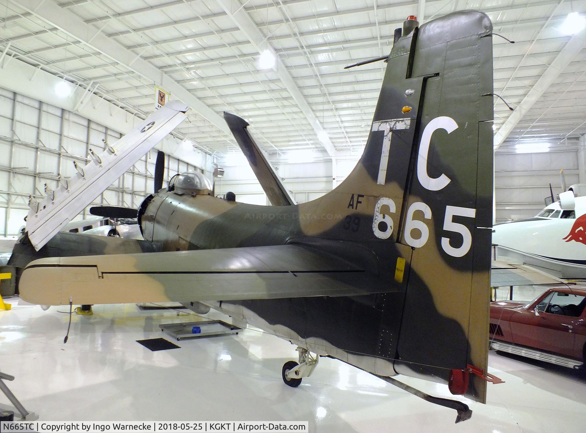 N665TC, Douglas AD-6 Skyraider C/N 10897, Douglas AD-6 (A-1H) Skyraider at the Tennessee Museum of Aviation, Sevierville TN