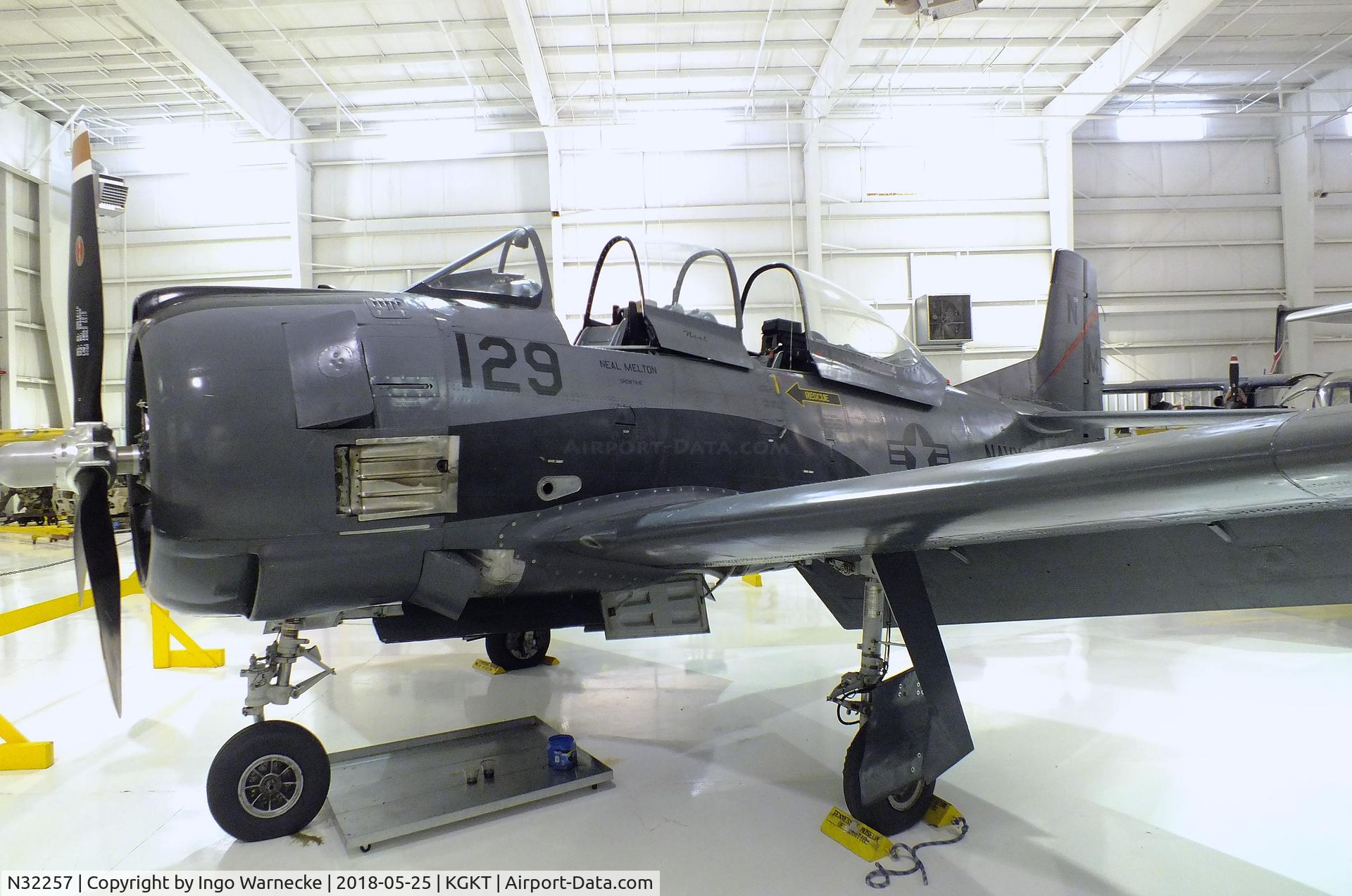 N32257, 1956 North American T-28B Trojan C/N 200-200, North American T-28B Trojan at the Tennessee Museum of Aviation, Sevierville TN