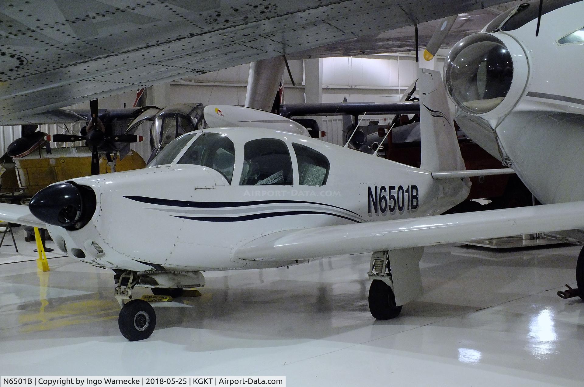 N6501B, 1957 Mooney M20 C/N 1168, Mooney M20 (minus propeller) at the Tennessee Museum of Aviation, Sevierville TN