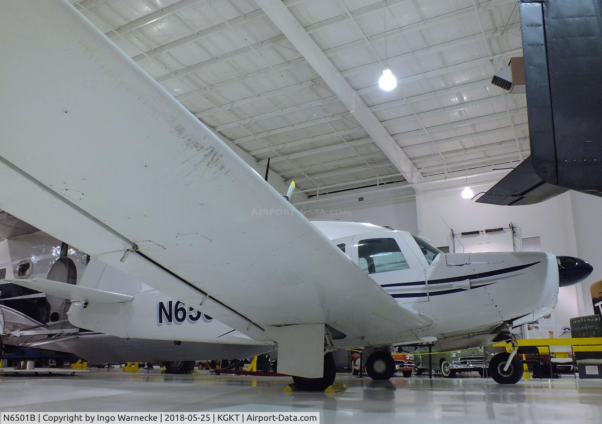 N6501B, 1957 Mooney M20 C/N 1168, Mooney M20 (minus propeller) at the Tennessee Museum of Aviation, Sevierville TN