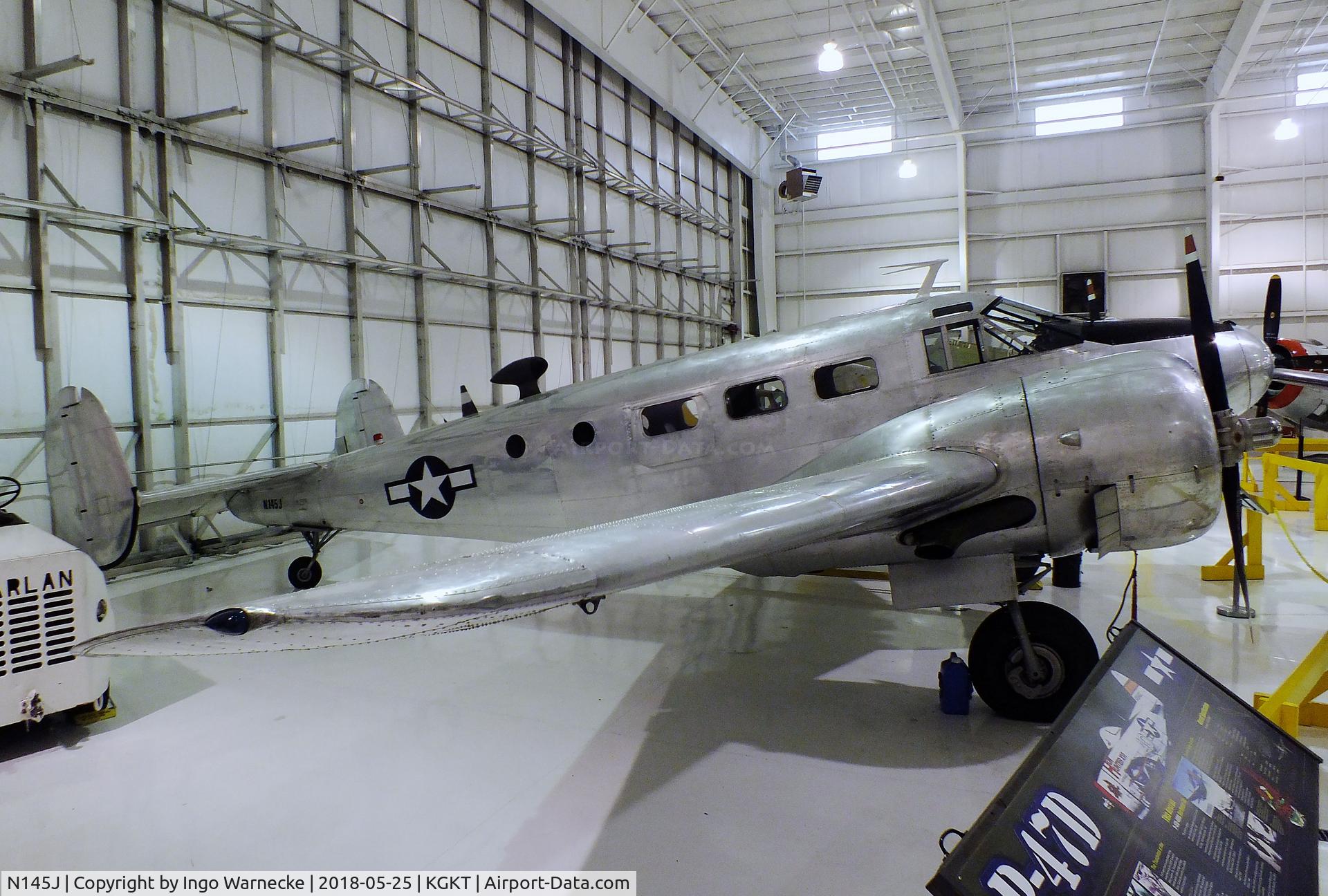N145J, 1943 Beech RC-45J Expeditor C/N 5560, Beechcraft RC-45J Expeditor at the Tennessee Museum of Aviation, Sevierville TN