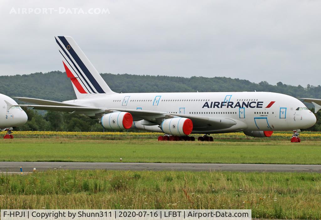 F-HPJI, 2013 Airbus A380-861 C/N 115, Stored @LDE... probably will never fly again...