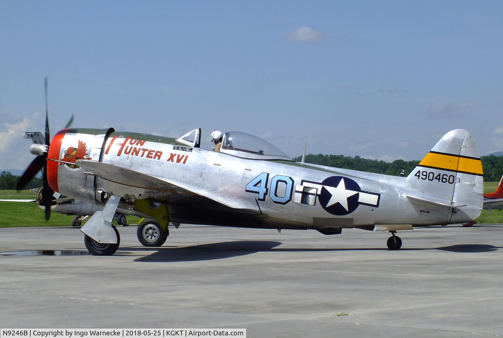N9246B, 1944 Republic P-47D Thunderbolt C/N 339-55605, Republic P-47D Thunderbolt at the Tennessee Museum of Aviation, Sevierville TN