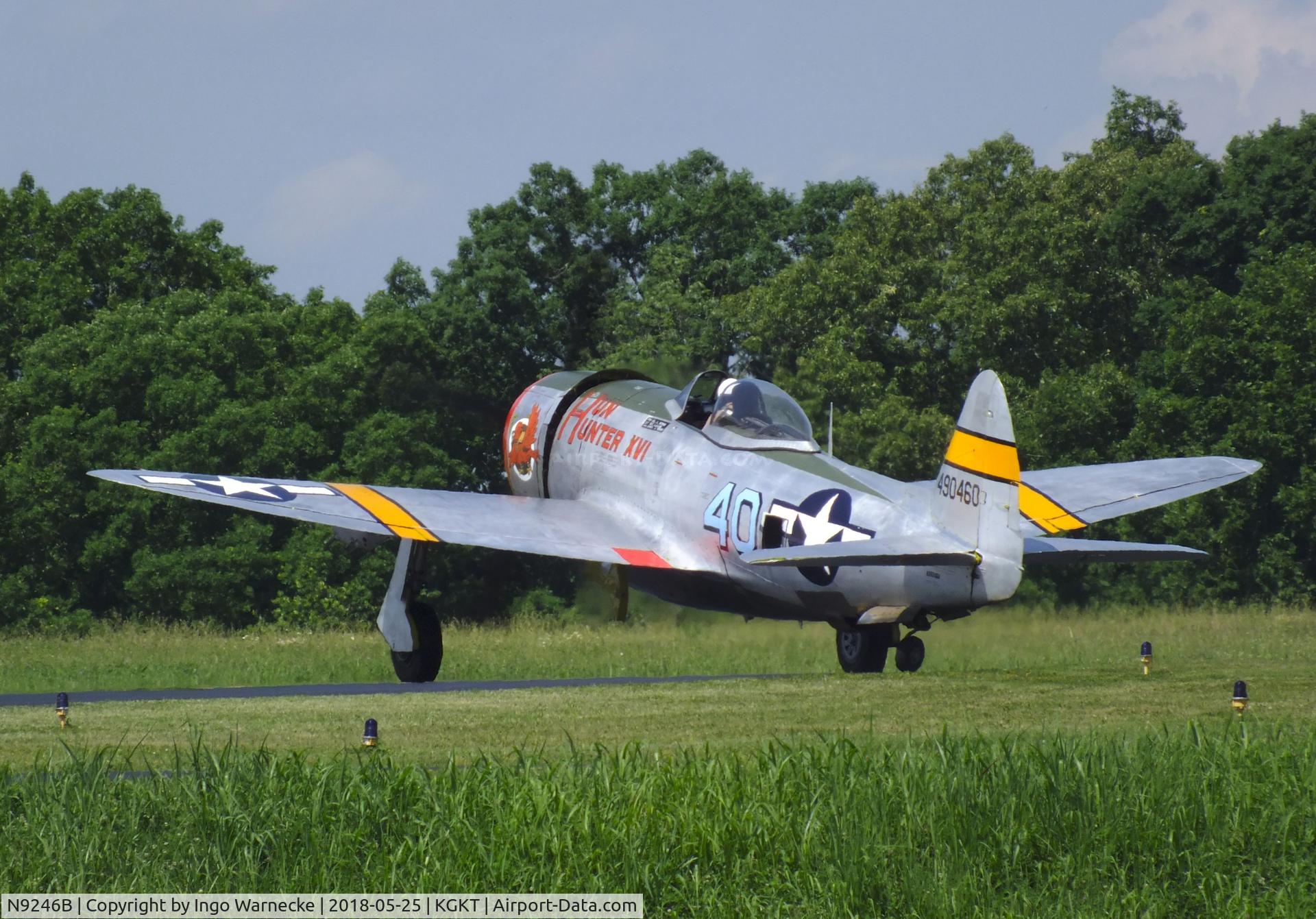 N9246B, 1944 Republic P-47D Thunderbolt C/N 339-55605, Republic P-47D Thunderbolt at the Tennessee Museum of Aviation, Sevierville TN