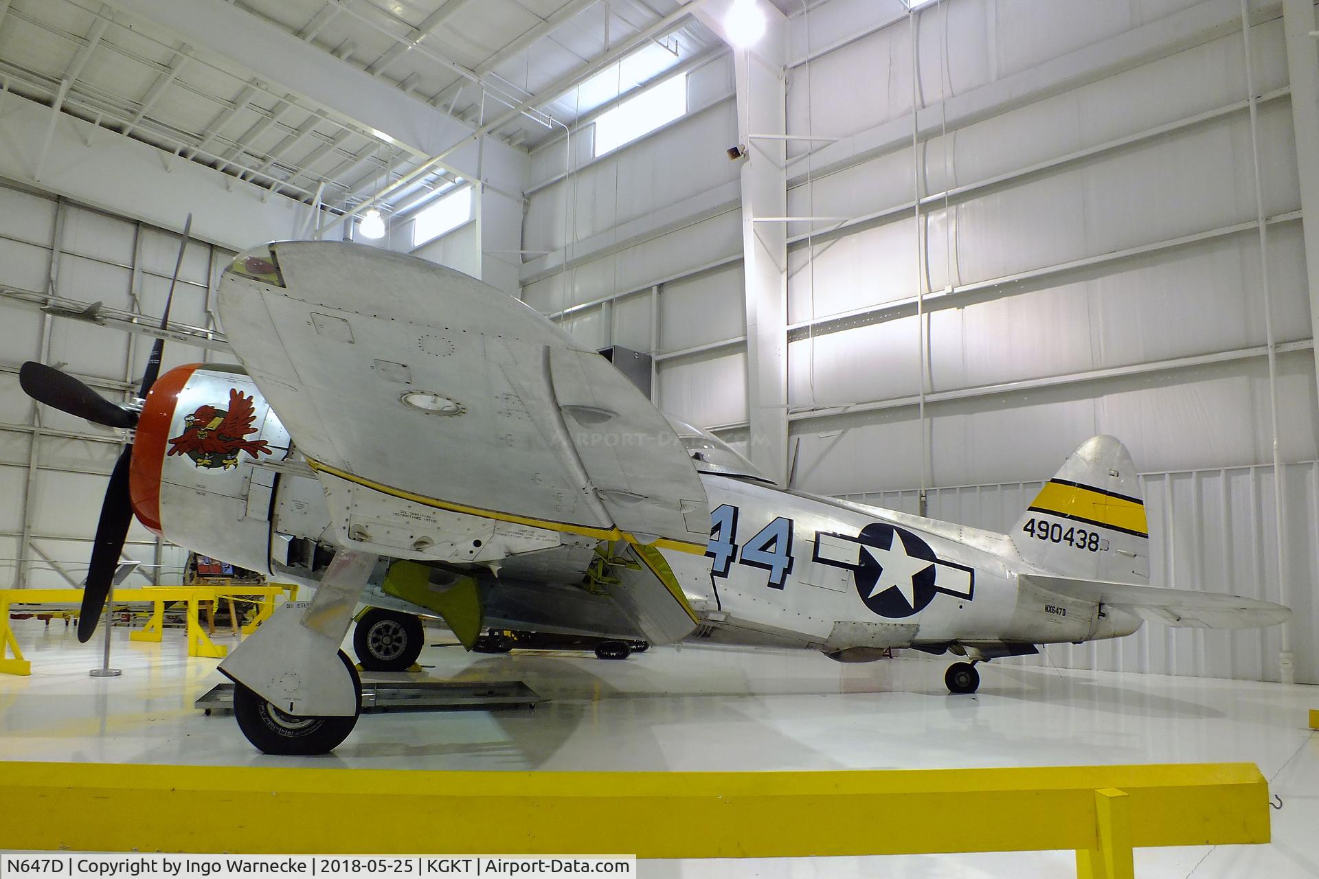 N647D, 1944 Republic P-47D Thunderbolt C/N 8955583, Republic P-47D Thunderbolt at the Tennessee Museum of Aviation, Sevierville TN