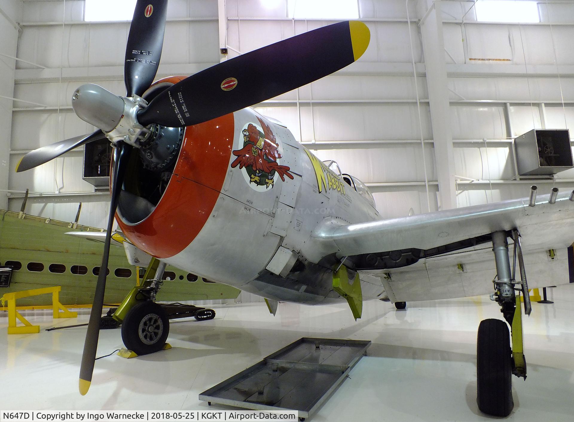 N647D, 1944 Republic P-47D Thunderbolt C/N 8955583, Republic P-47D Thunderbolt at the Tennessee Museum of Aviation, Sevierville TN