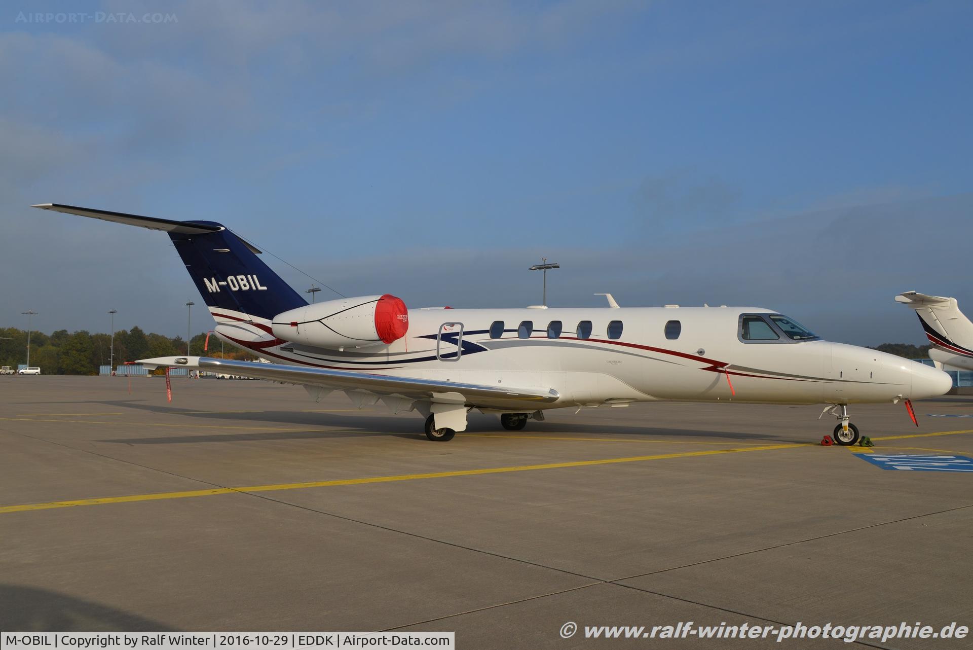 M-OBIL, 2014 Cessna 525C CitationJet CJ4 C/N 525C-0132, Cessna 525C Citation CJ4 - Popken Fashion - 525C0132 - M-OBIL - 29.10.2016 - CGN