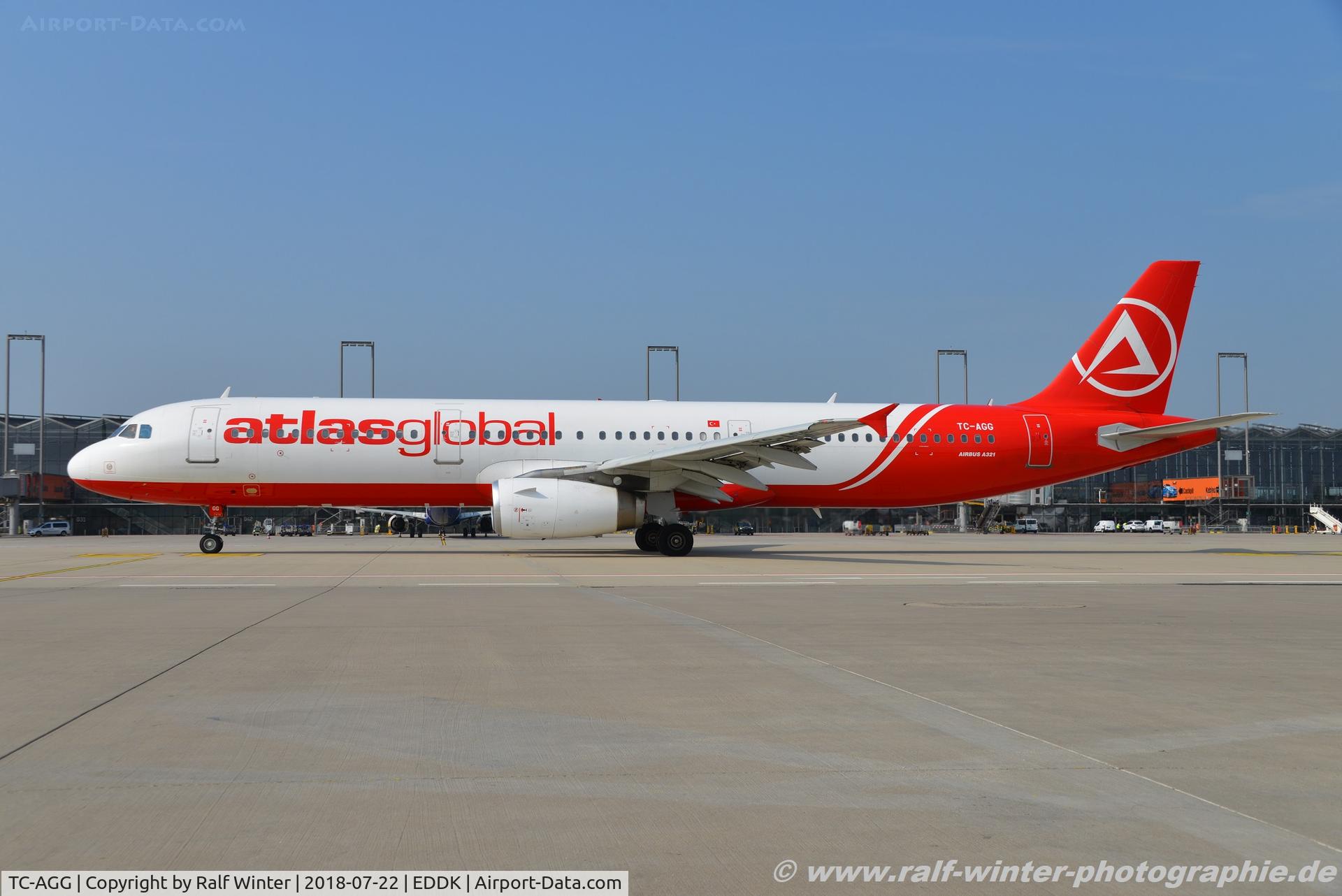 TC-AGG, 1998 Airbus A321-231 C/N 806, Airbus A321-211 - KK KKK Atlas Global - 806 - TC-AGG - 22.07.2018 - CGN