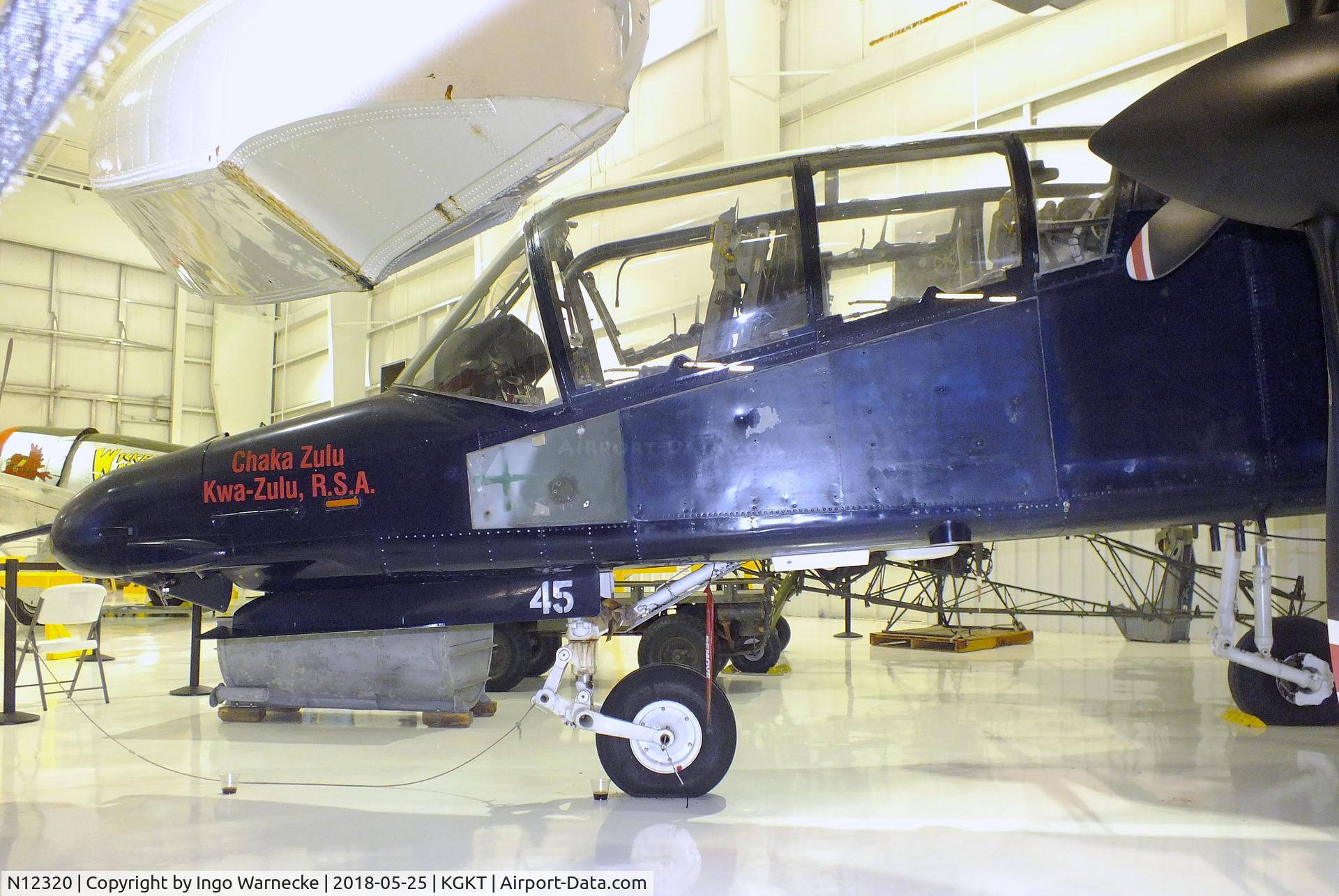 N12320, North American Rockwell OV-10D Bronco C/N 305-62, North American OV-10D (? upgraded to OV-10G ? with 4-bladed propellers, used by Dept. of State) at the Tennessee Museum of Aviation, Sevierville TN