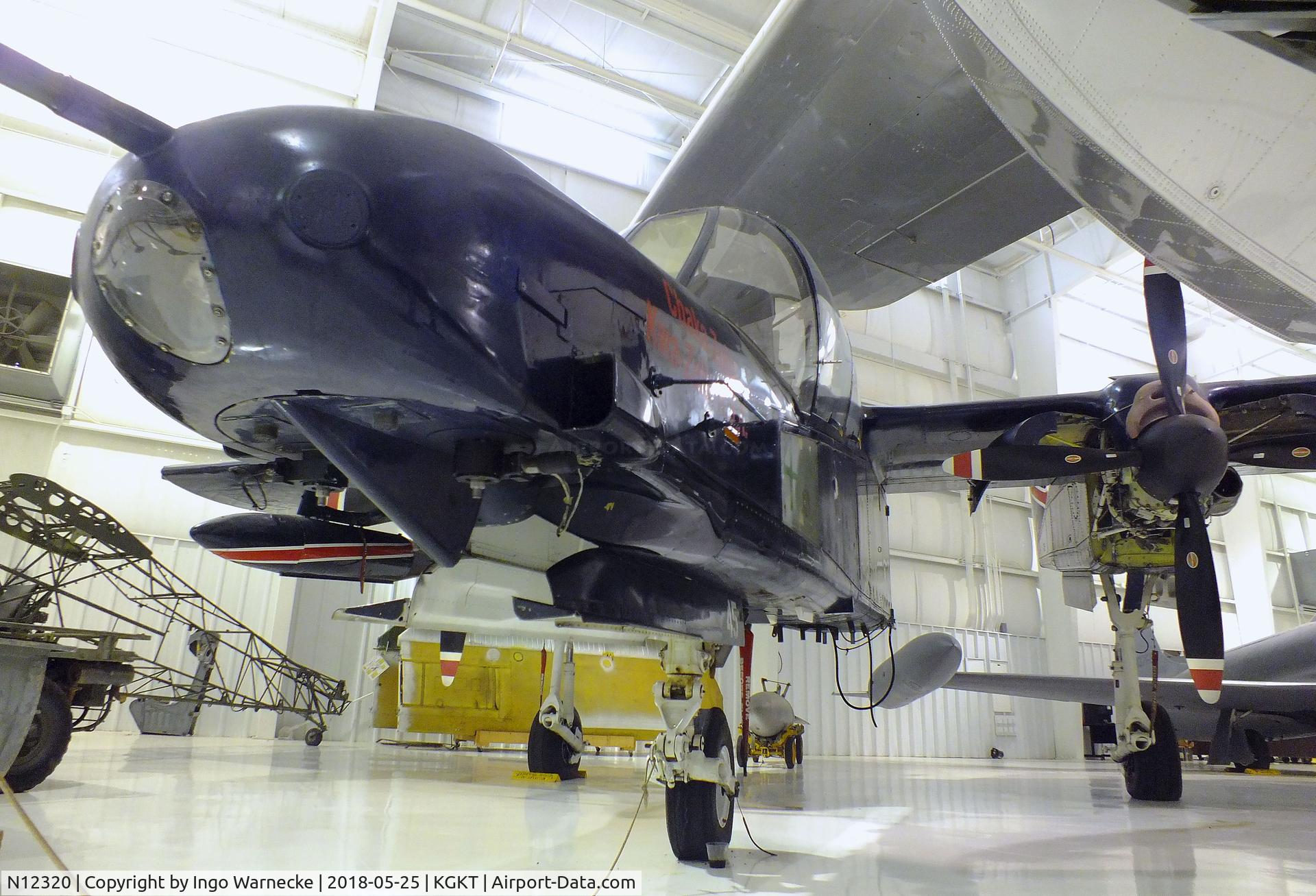 N12320, North American Rockwell OV-10D Bronco C/N 305-62, North American OV-10D (? upgraded to OV-10G ? with 4-bladed propellers, used by Dept. of State) at the Tennessee Museum of Aviation, Sevierville TN