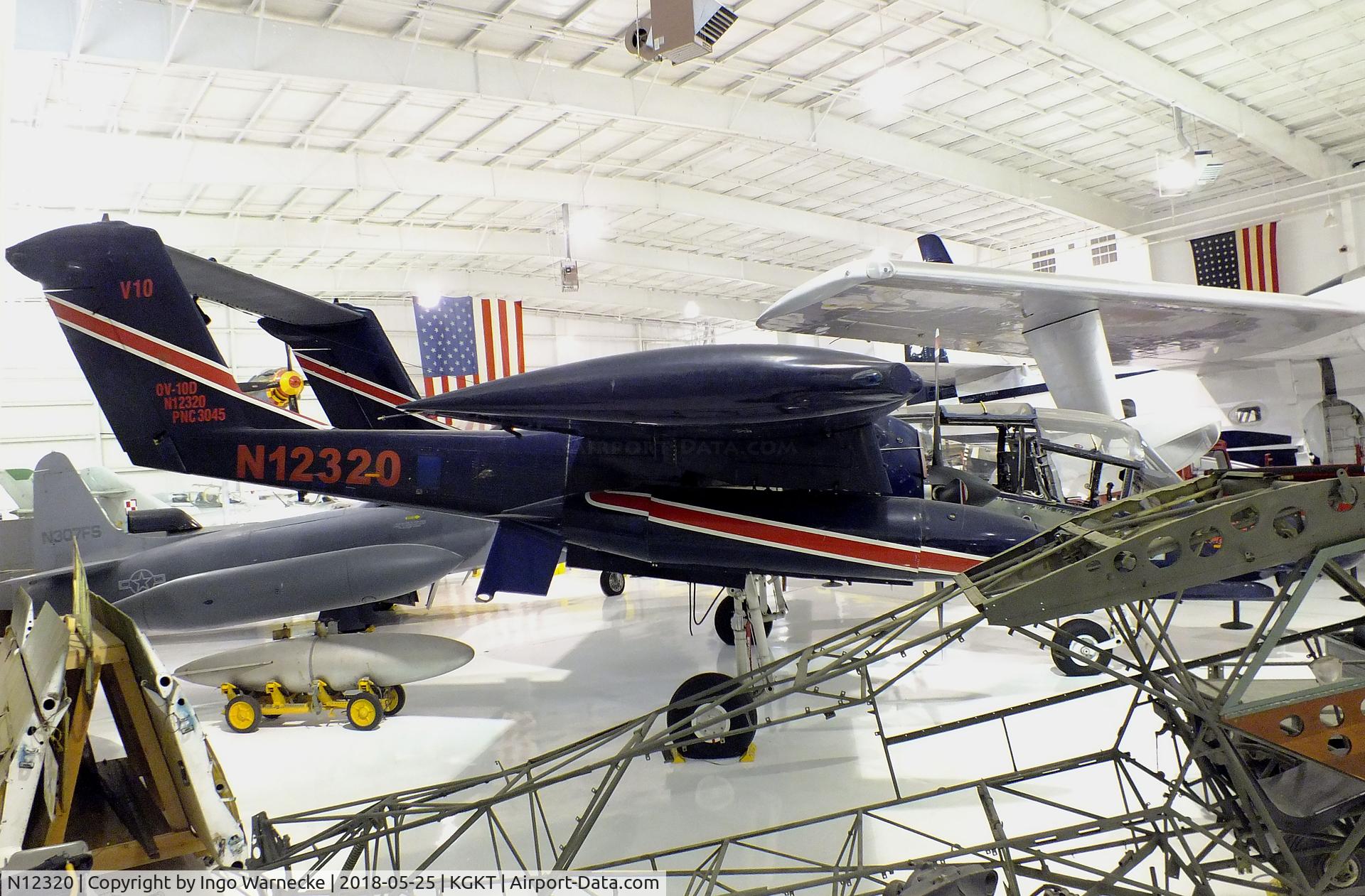 N12320, North American Rockwell OV-10D Bronco C/N 305-62, North American OV-10D (? upgraded to OV-10G ? with 4-bladed propellers, used by Dept. of State) at the Tennessee Museum of Aviation, Sevierville TN