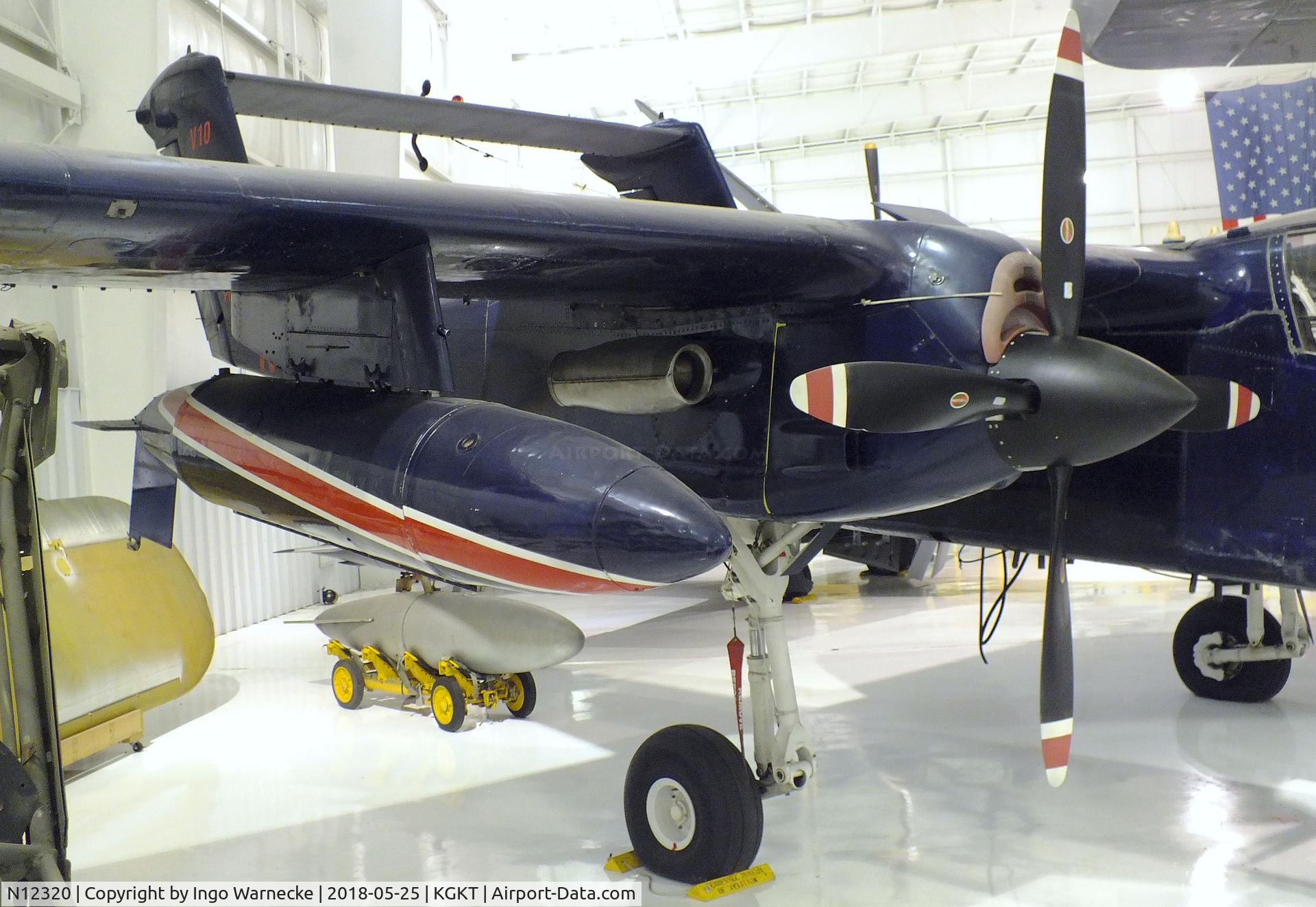 N12320, North American Rockwell OV-10D Bronco C/N 305-62, North American OV-10D (? upgraded to OV-10G ? with 4-bladed propellers, used by Dept. of State) at the Tennessee Museum of Aviation, Sevierville TN