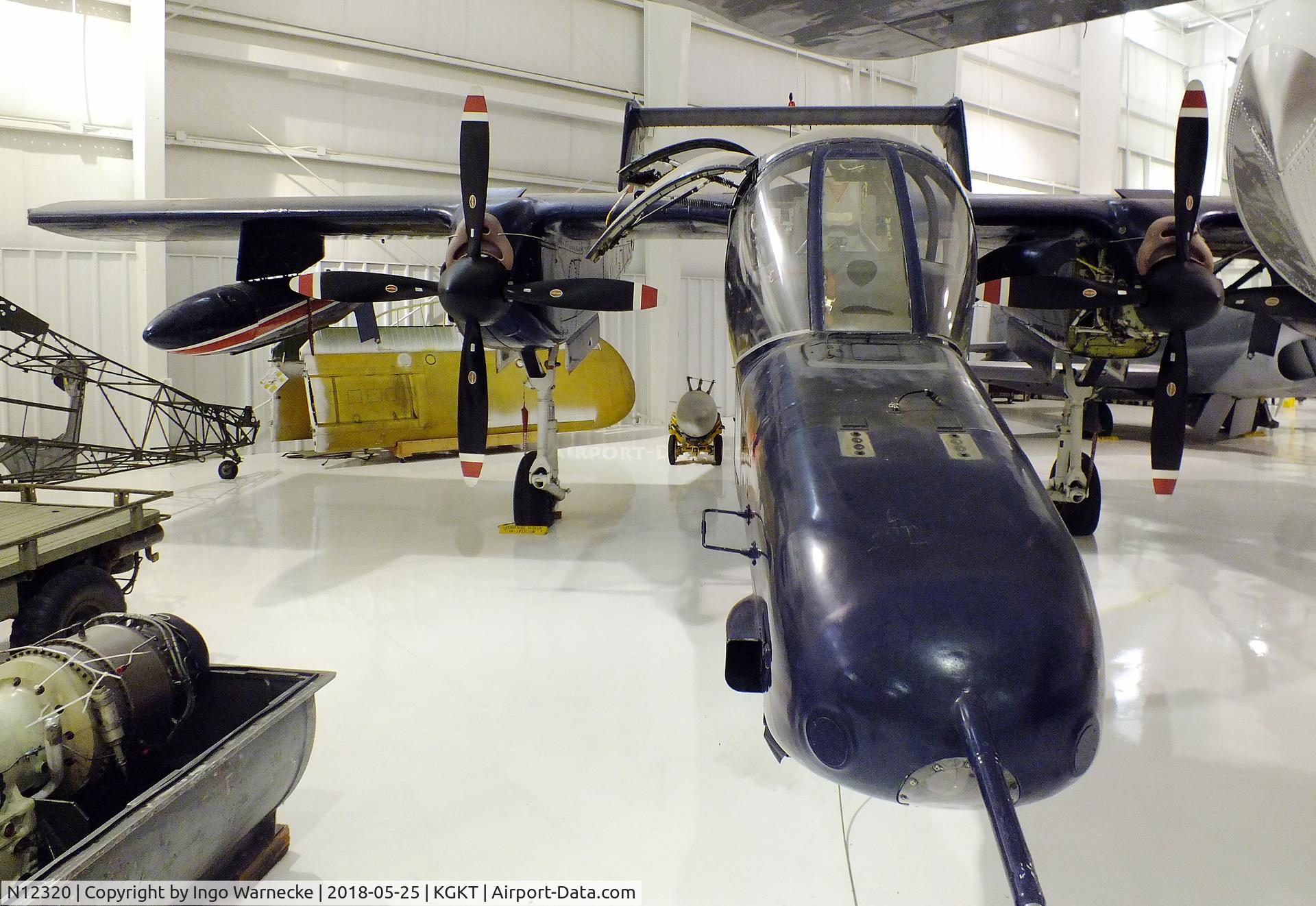 N12320, North American Rockwell OV-10D Bronco C/N 305-62, North American OV-10D (? upgraded to OV-10G ? with 4-bladed propellers, used by Dept. of State) at the Tennessee Museum of Aviation, Sevierville TN