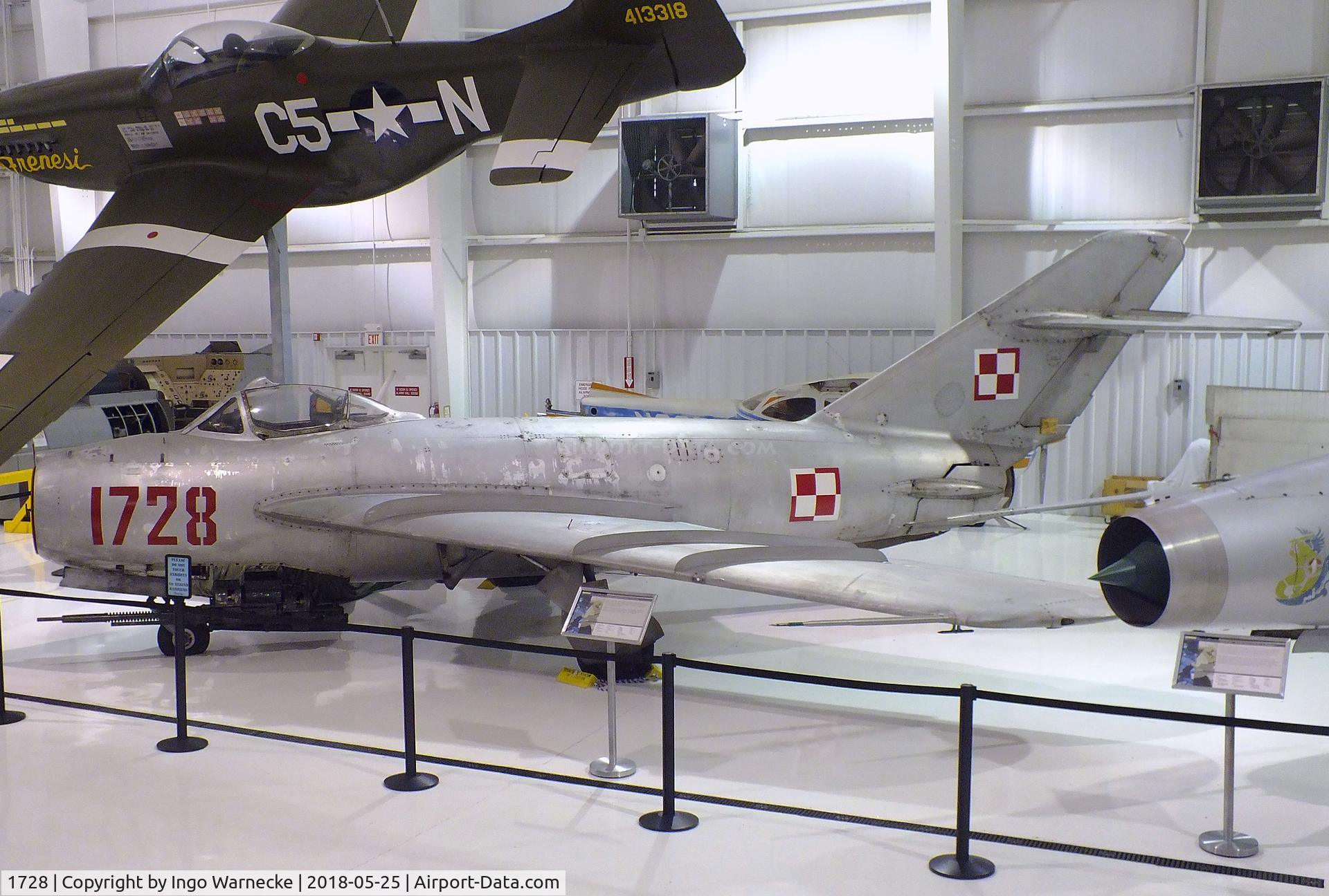 1728, PZL-Mielec Lim-5R C/N IC-1728, PZL-Mielec Lim-5R (MiG-17F) FRESCO at the Tennessee Museum of Aviation, Sevierville TN