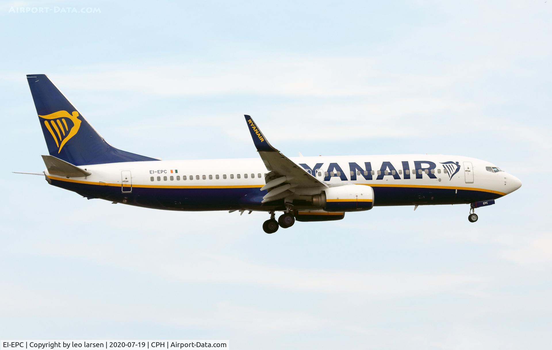 EI-EPC, 2011 Boeing 737-8AS C/N 40312, Copenhagen 19.7.2020