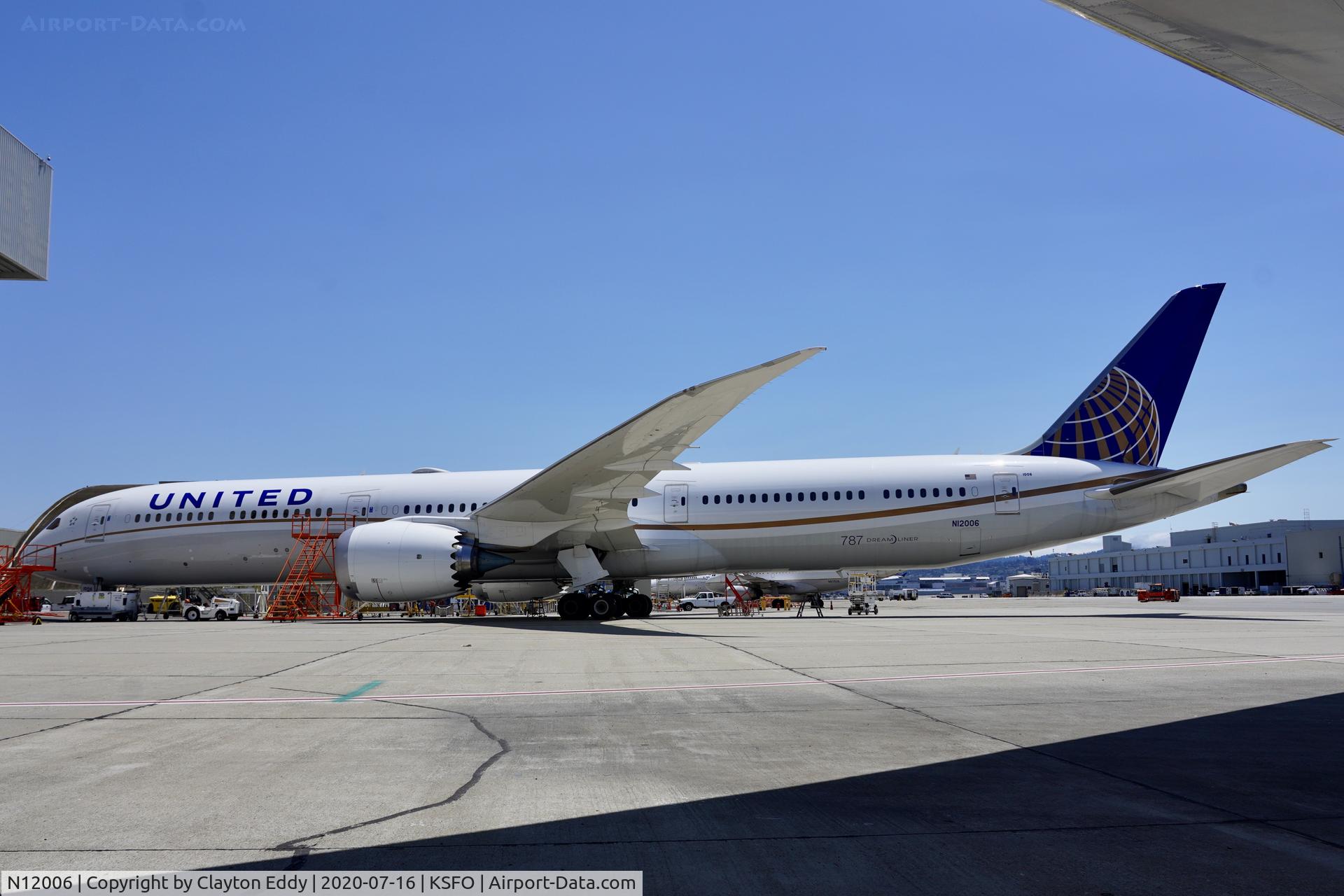 N12006, 2019 Boeing 787-10 Dreamliner C/N 60140, SFO 2020.