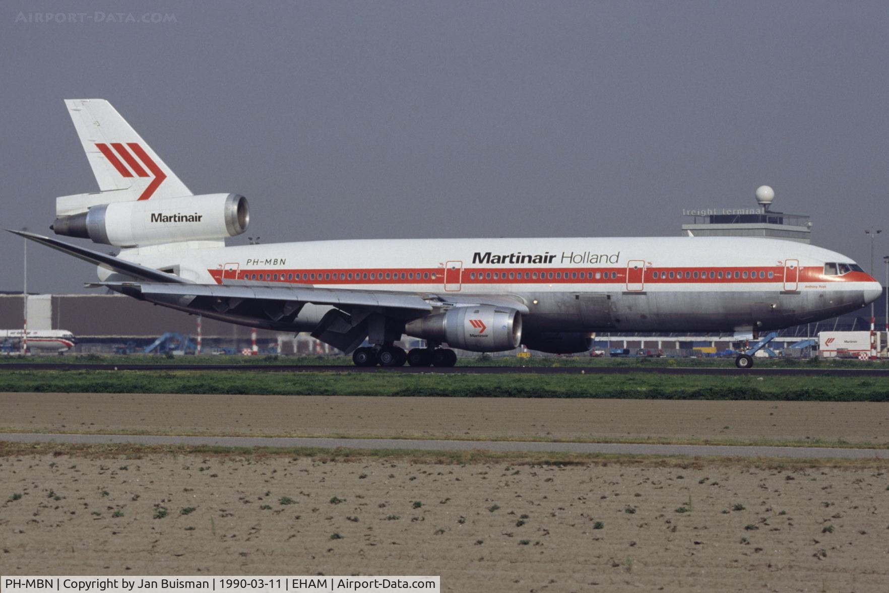 PH-MBN, 1975 Douglas DC-10-30CF C/N 46924, Martinair
