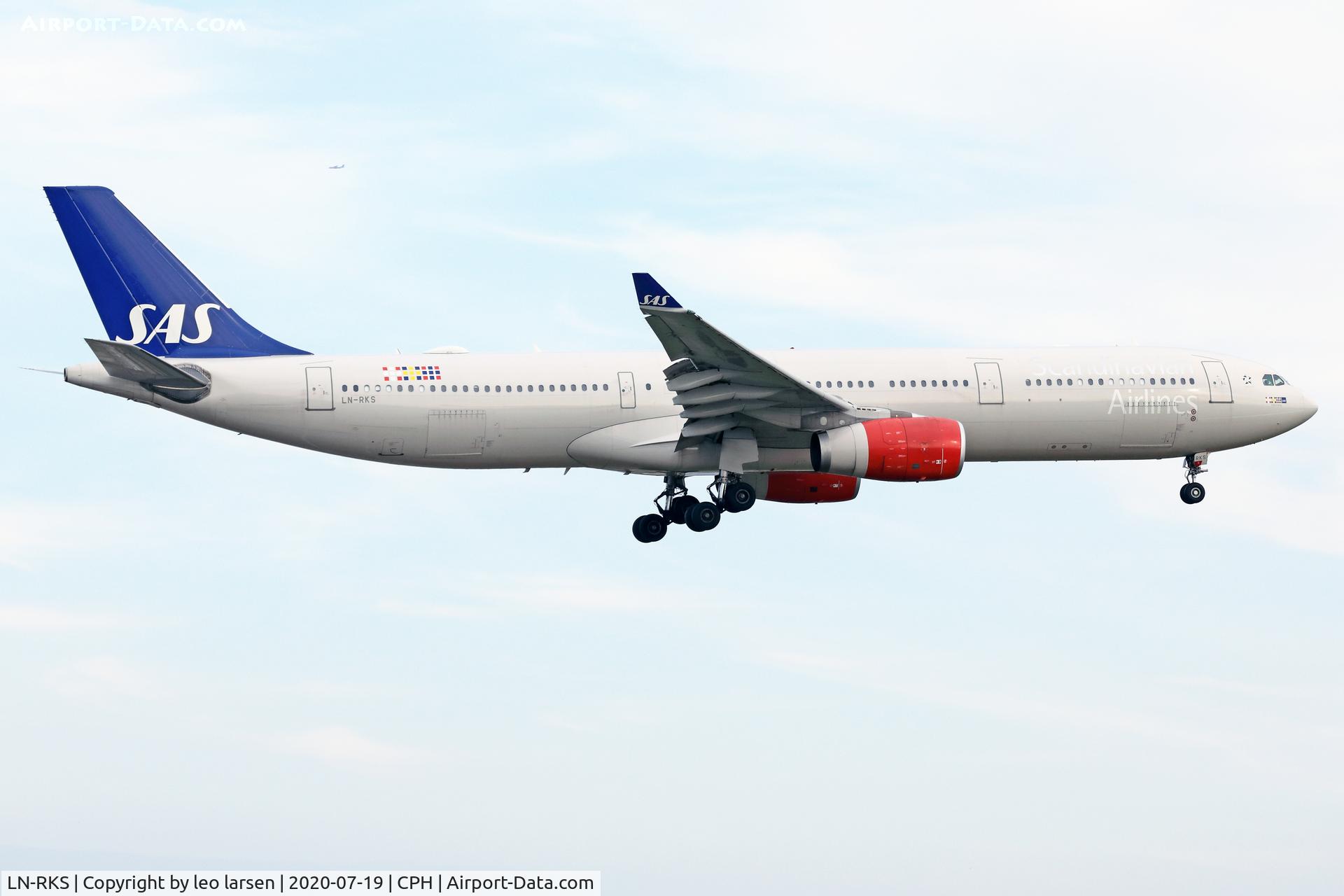 LN-RKS, 2015 Airbus A330-343E C/N 1665, Copenhagen 17.7.2020