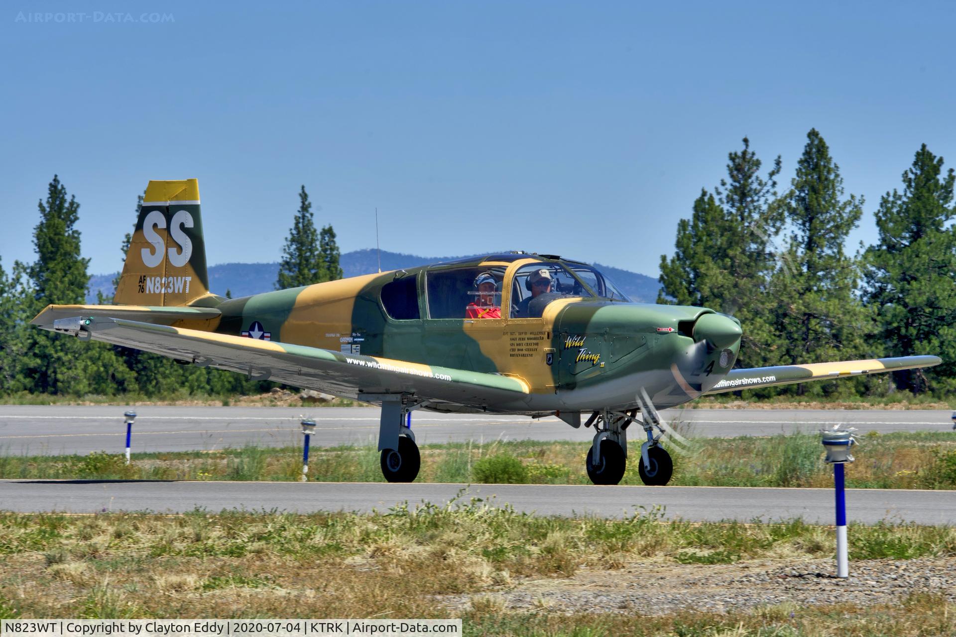 N823WT, 1976 IAR IAR-823 C/N 24, Part of the D-day Squadron flyover July 4th 2020.