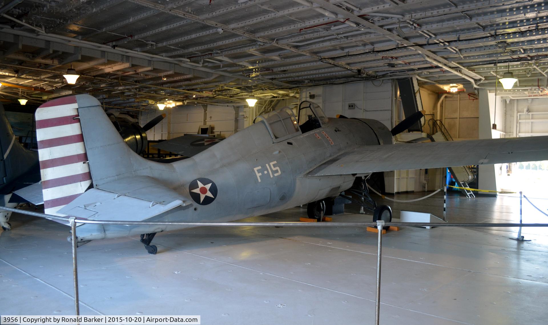 3956, Grumman F4F-3A Wildcat C/N 3956, F4F-3A USS Yorktown Patriots Point