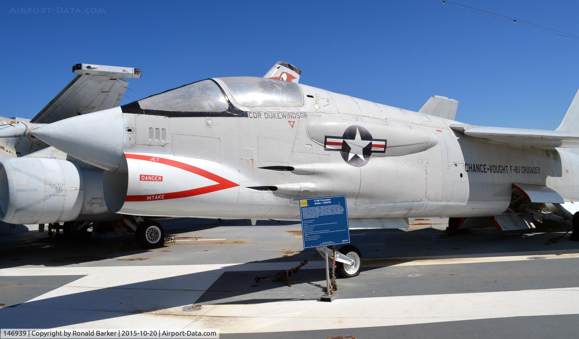 146939, Vought F8U-2 C/N 146939, F-8K  USS Yorktown  Patriots Point