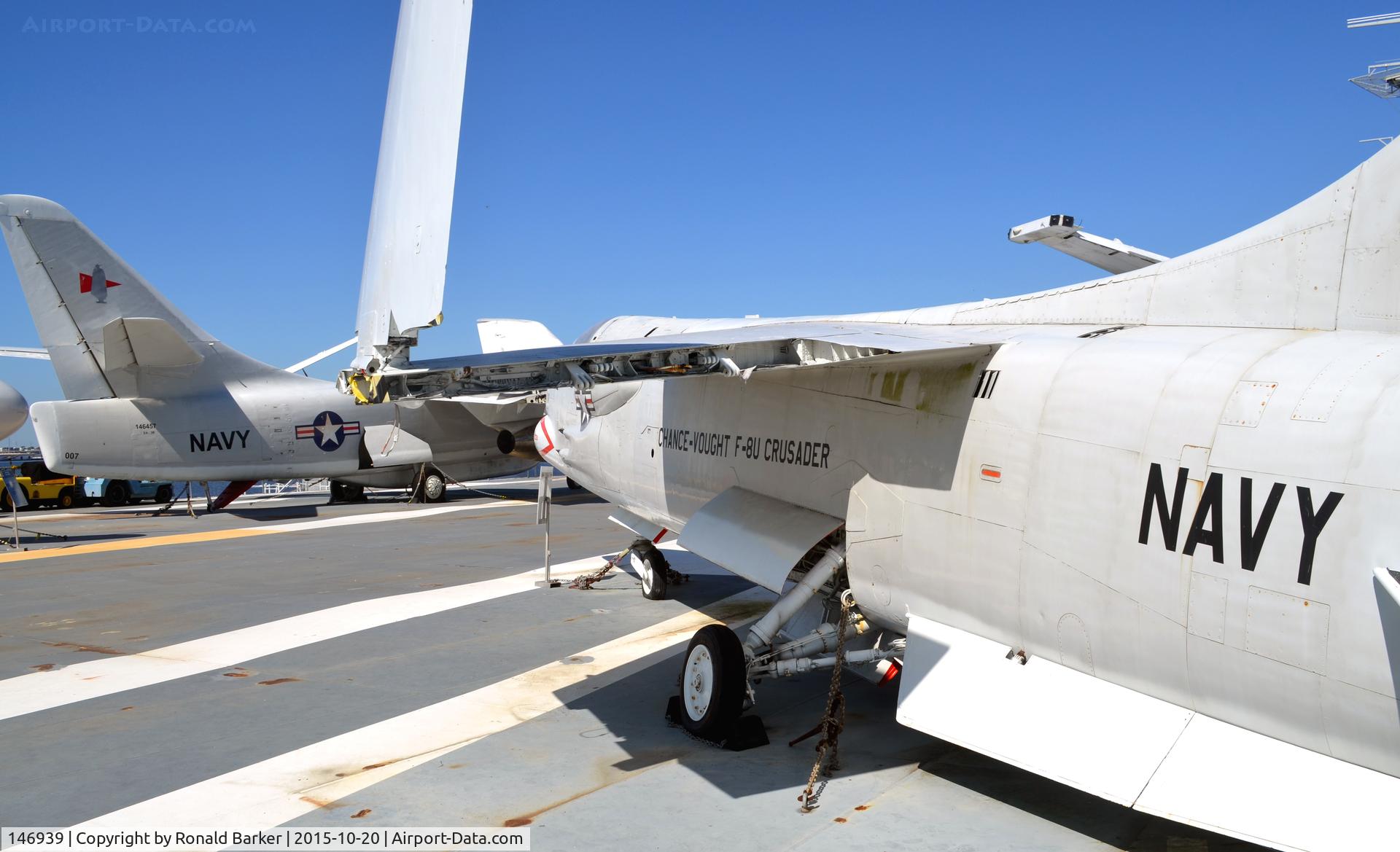146939, Vought F8U-2 C/N 146939, F-8K  USS Yorktown  Patriots Point