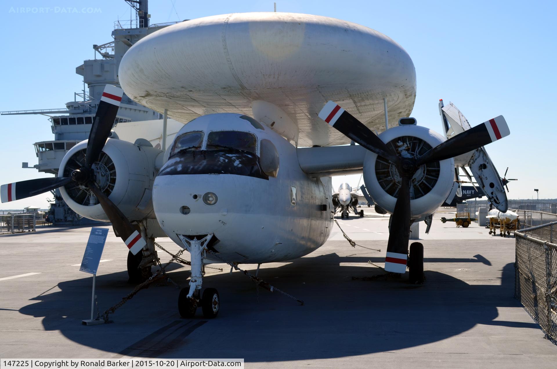 147225, Grumman E-1B Tracer (G-117) C/N 24, E-1B  USS Yorktown  Patriots Point