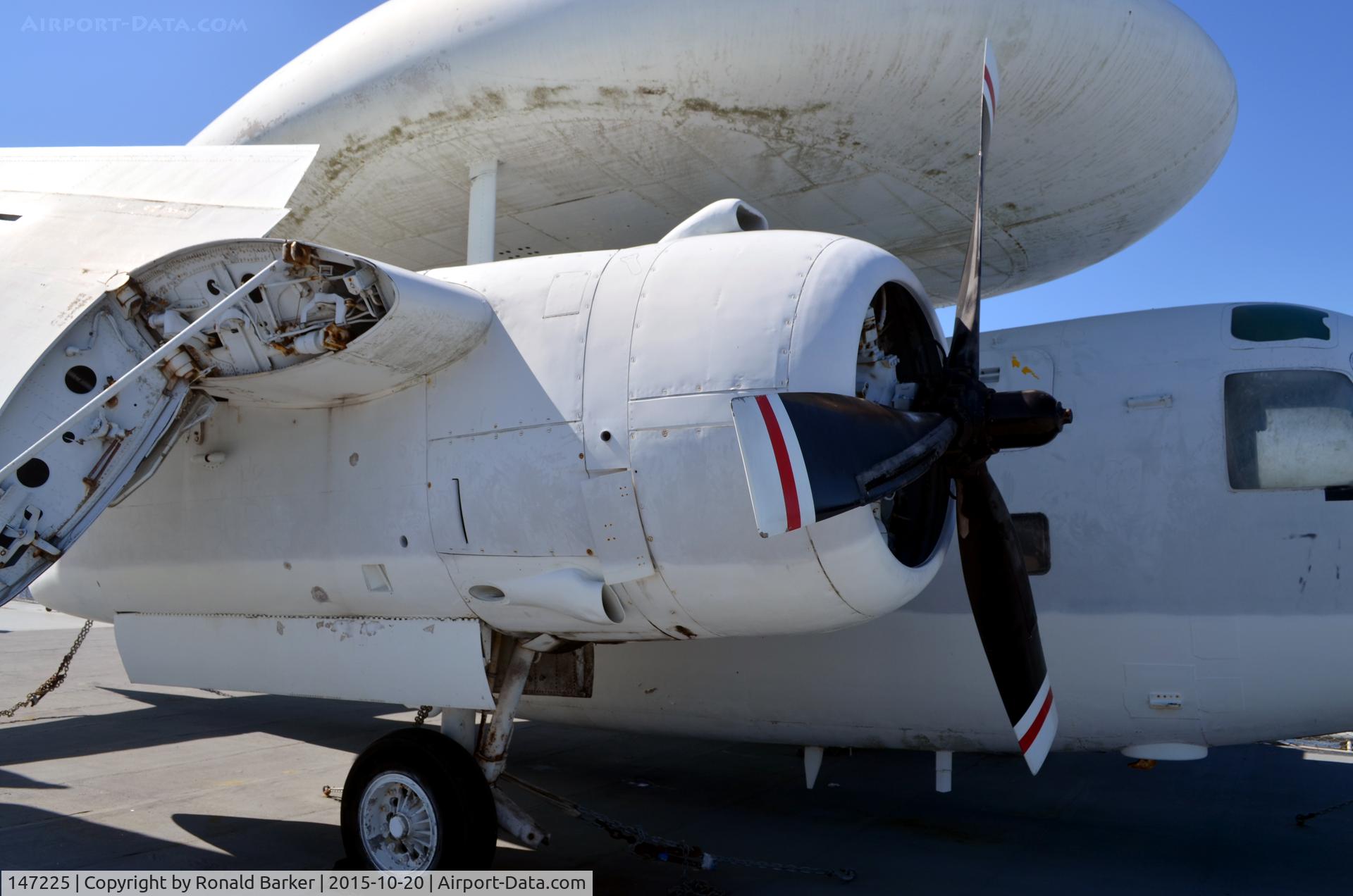 147225, Grumman E-1B Tracer (G-117) C/N 24, E-1B  USS Yorktown  Patriots Point