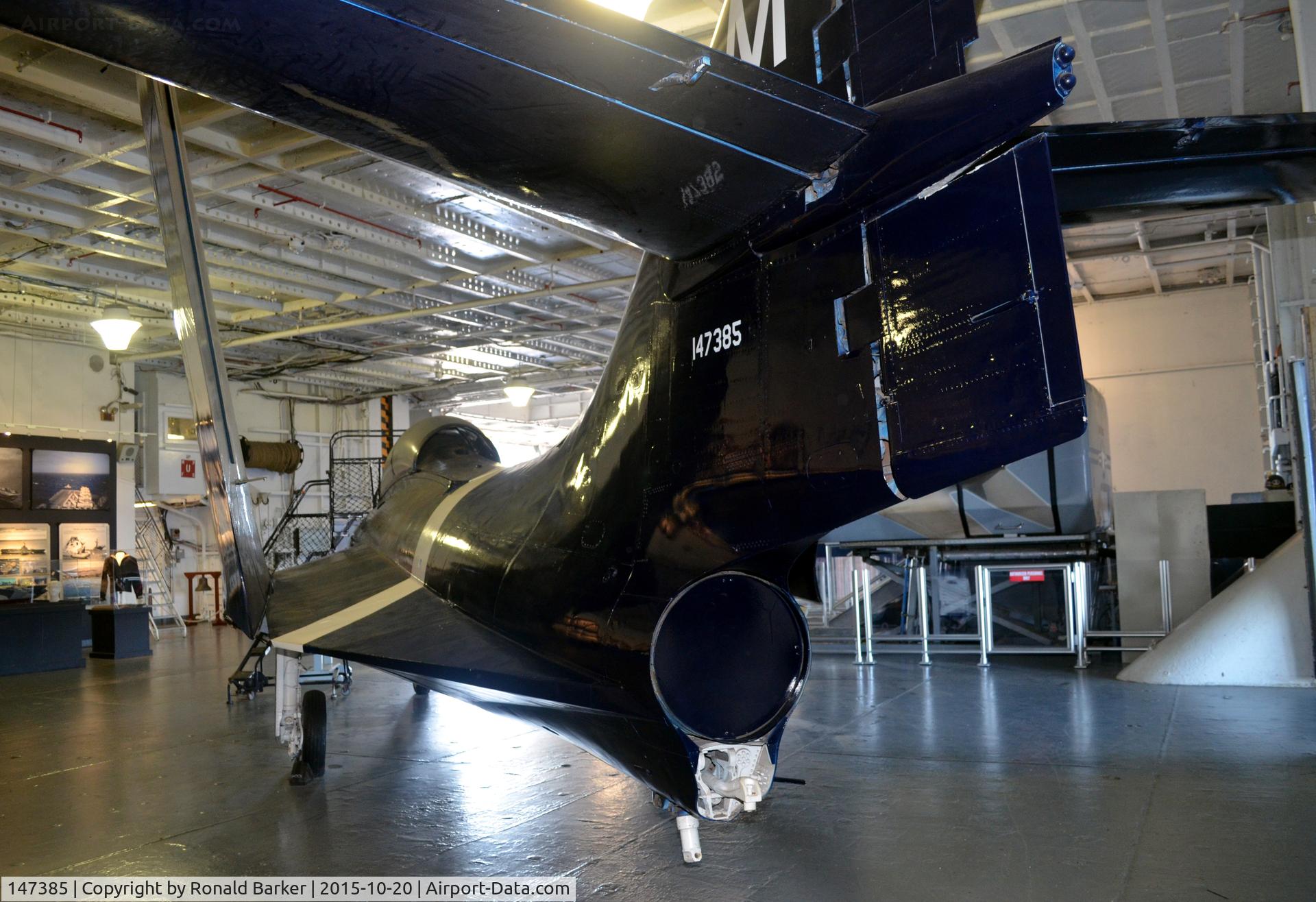 147385, Grumman F9F-8T C/N 147385, TF-9J  USS Yorktown Patriots Point