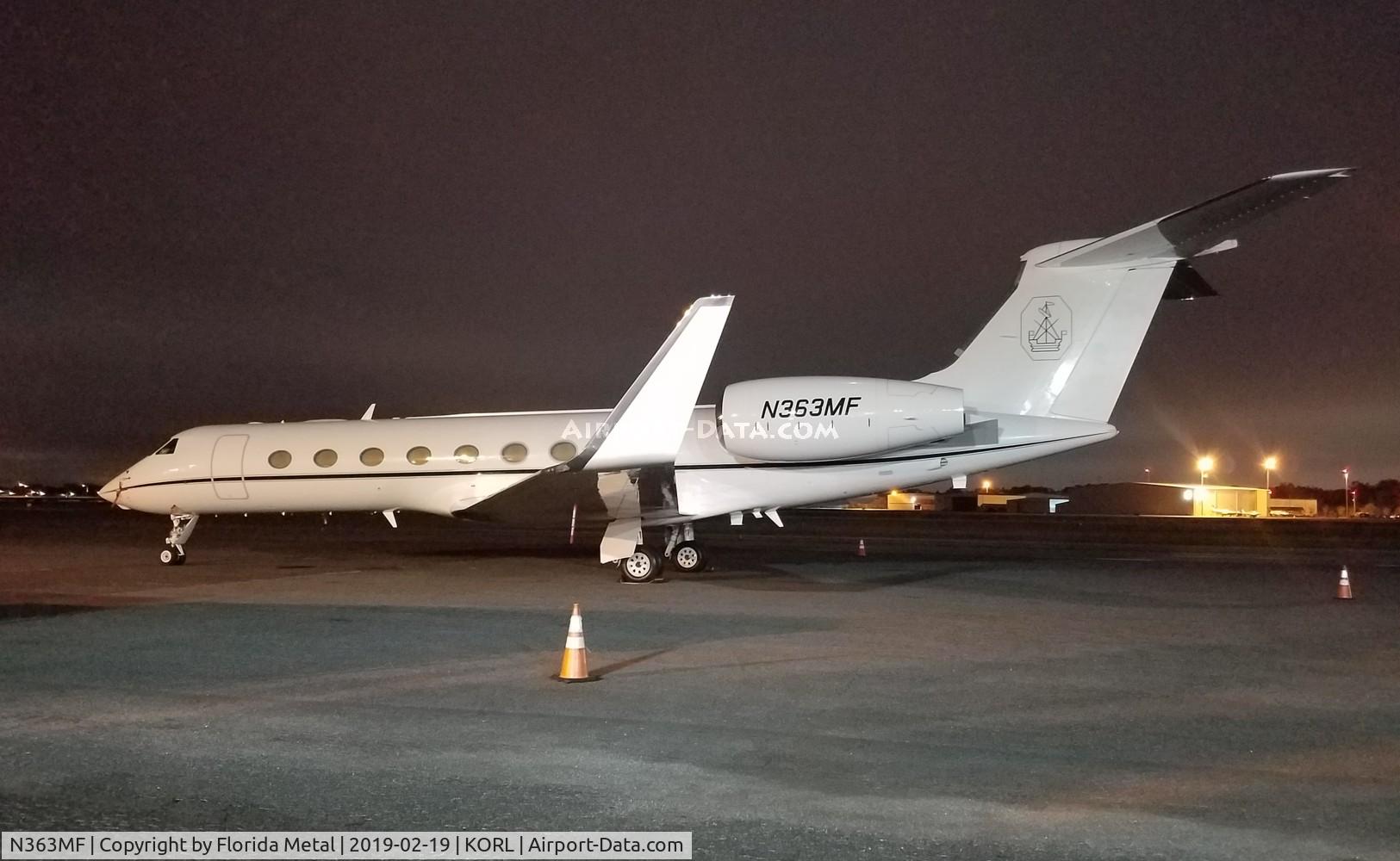 N363MF, 2006 Gulfstream Aerospace GV-SP (G550) C/N 5112, ORL 2019