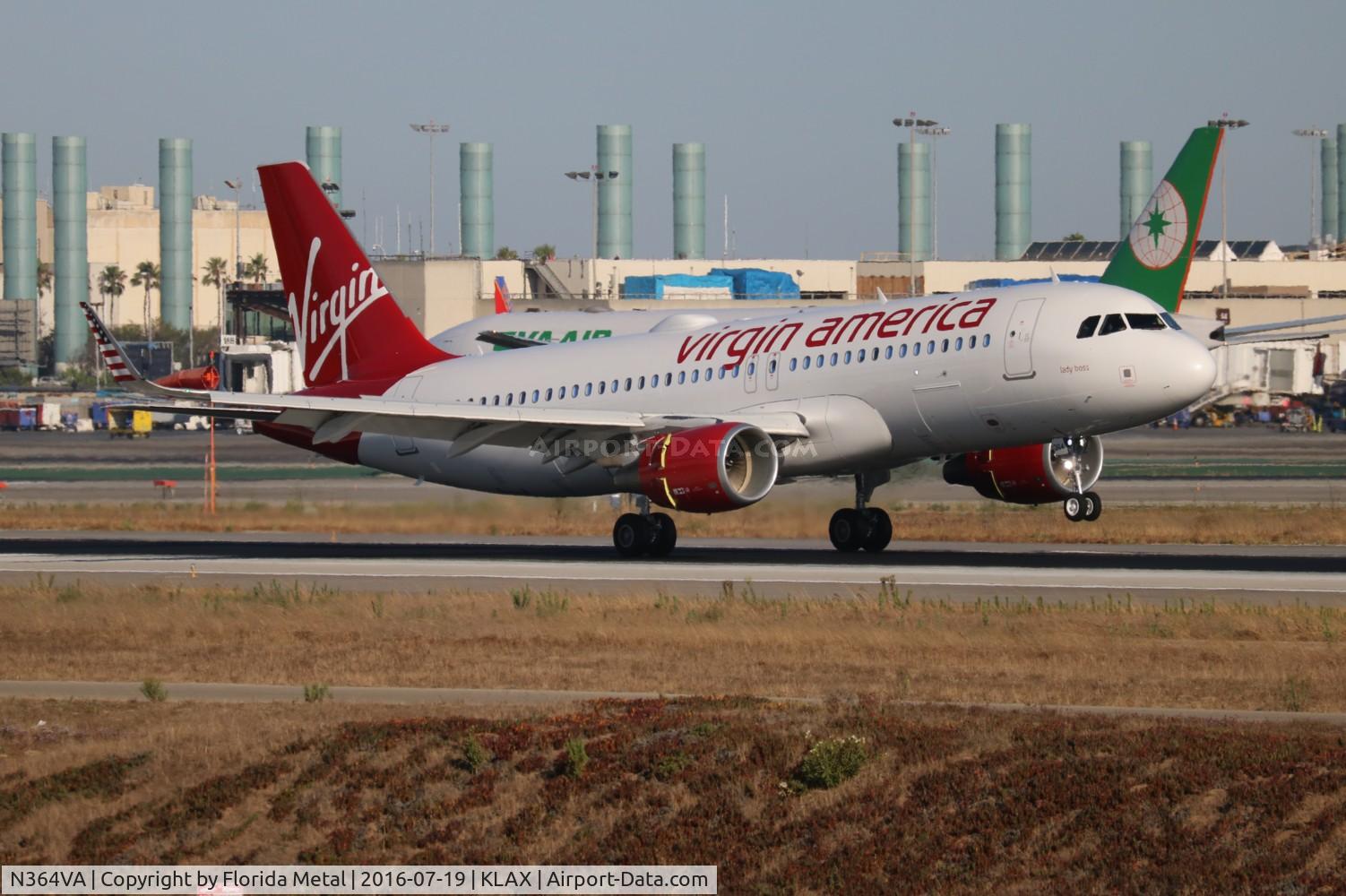 N364VA, 2016 Airbus A320-214 C/N 7138, LAX 2016