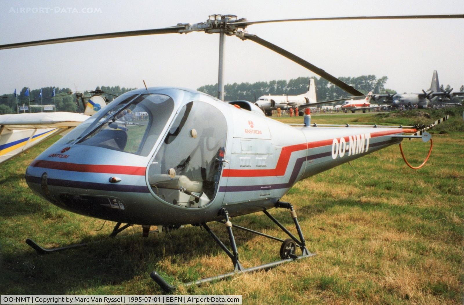 OO-NMT, 1974 Enstrom F-28A C/N 223, Koksijde Airshow 1995.