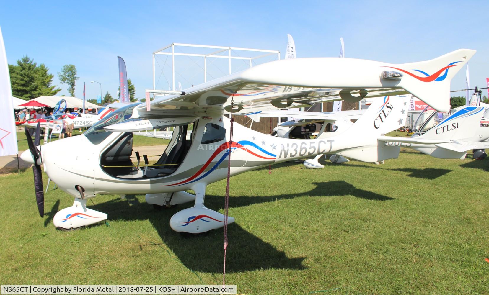 N365CT, 2015 Flight Design CTLS C/N F-14-07-12, OSH 2018
