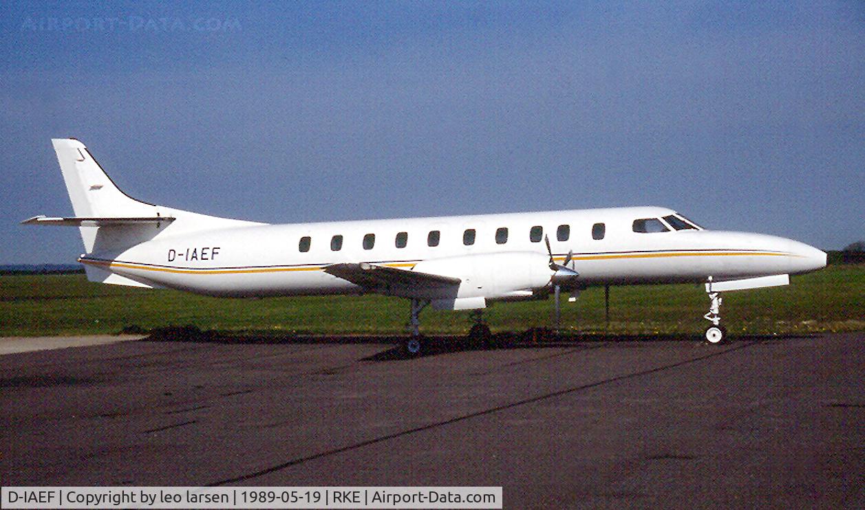 D-IAEF, 1980 Sweartigen SA226-TC Metro II C/N TC-374, Roskilde 19.5.1989