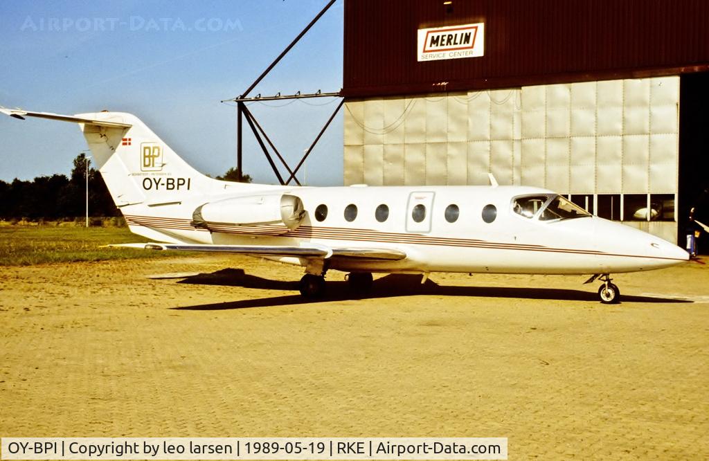 OY-BPI, 1984 Mitsubishi MU-300 Diamond C/N A070SA, Roskilde 19.5.1980