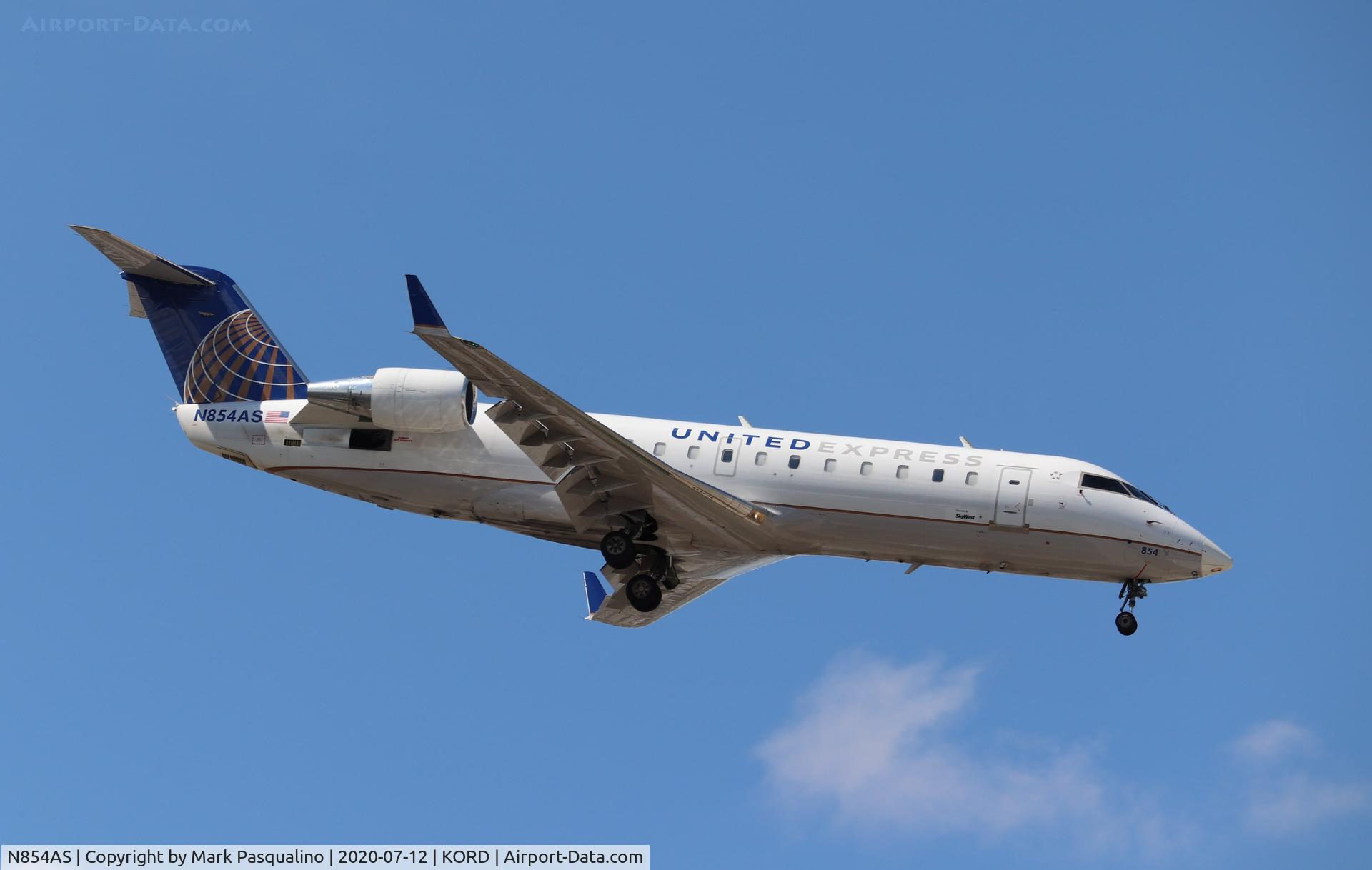 N854AS, 2000 Bombardier CRJ-200ER (CL-600-2B19) C/N 7382, CL-600-2B19