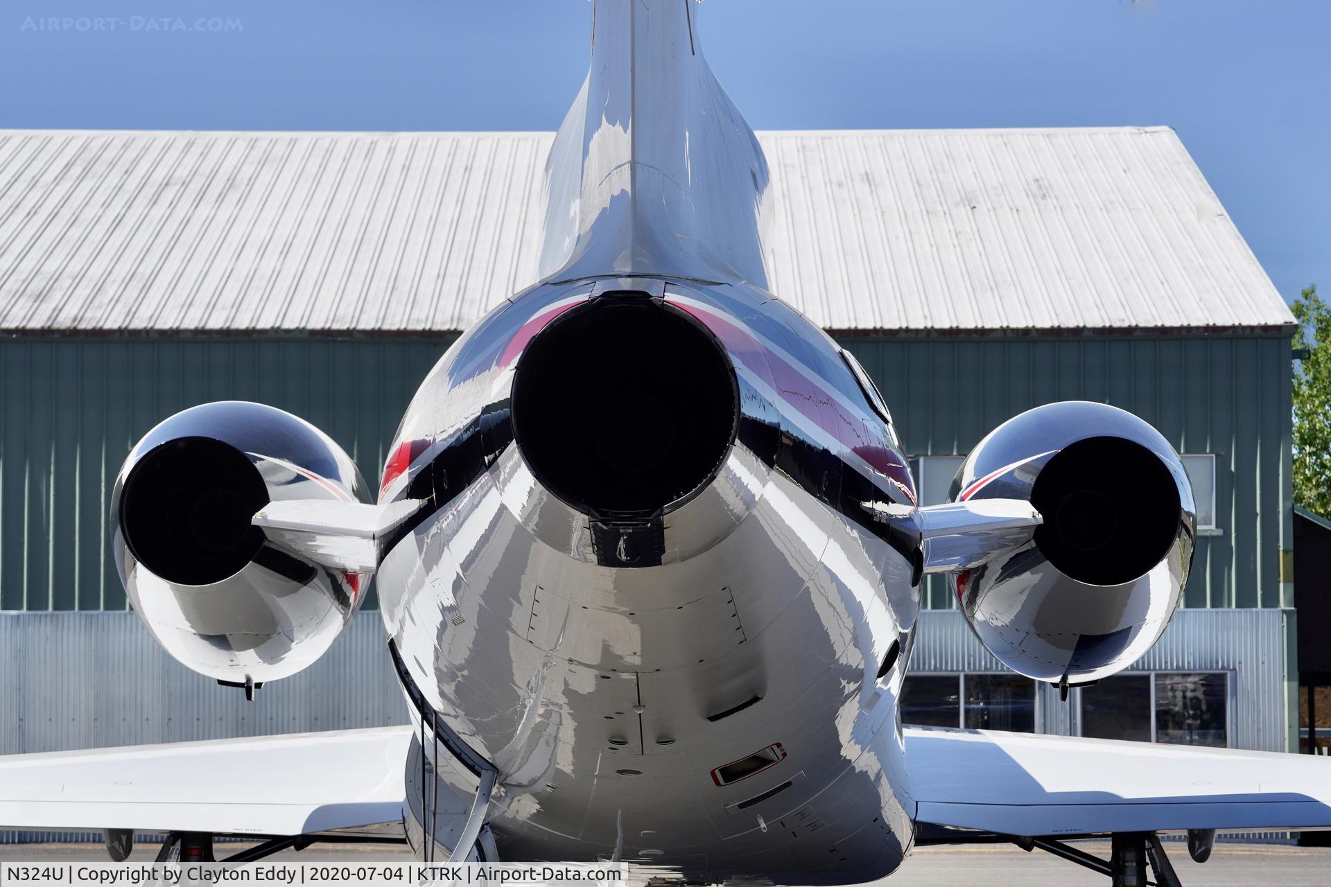 N324U, 1998 Dassault Falcon 50 C/N 276, Truckee airport California 2020.