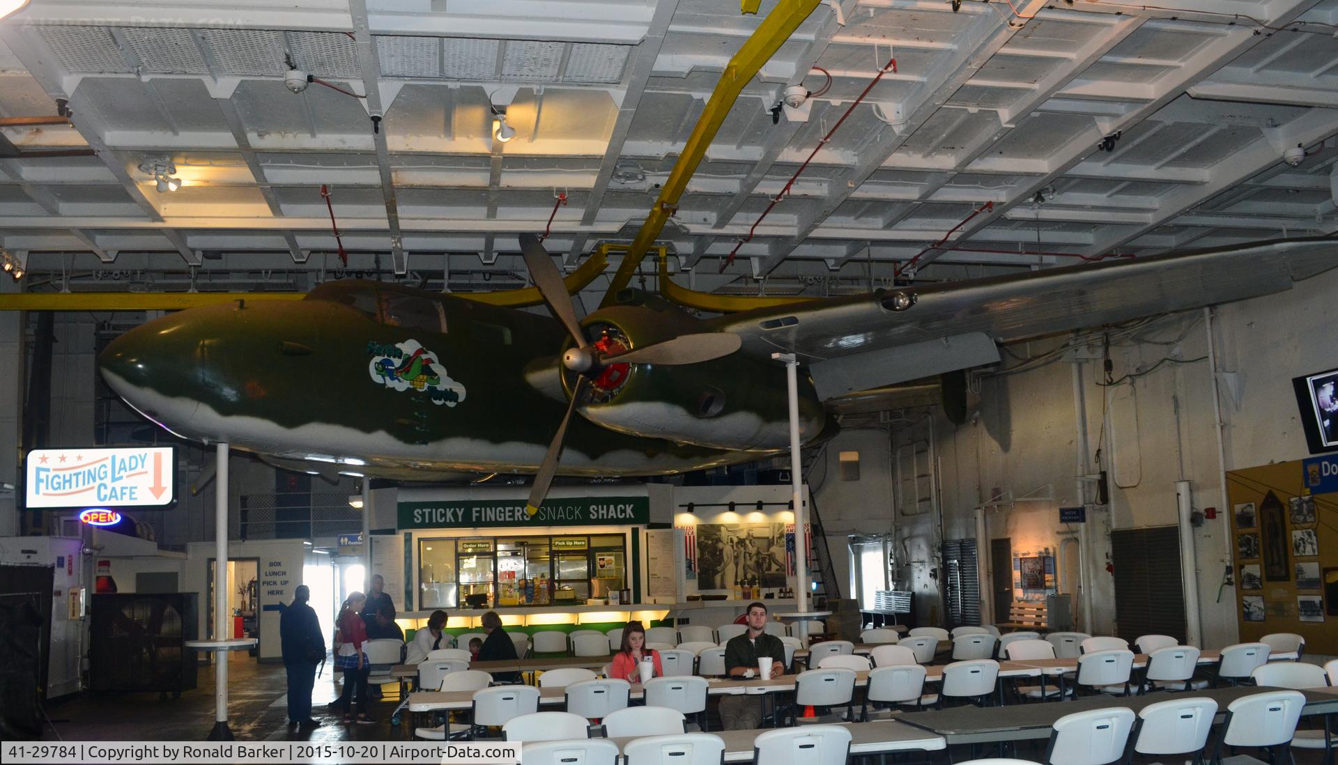 41-29784, 1942 North American B-25D Mitchell C/N 87-7949, B-25D  USS Yorktown  Patriots Point