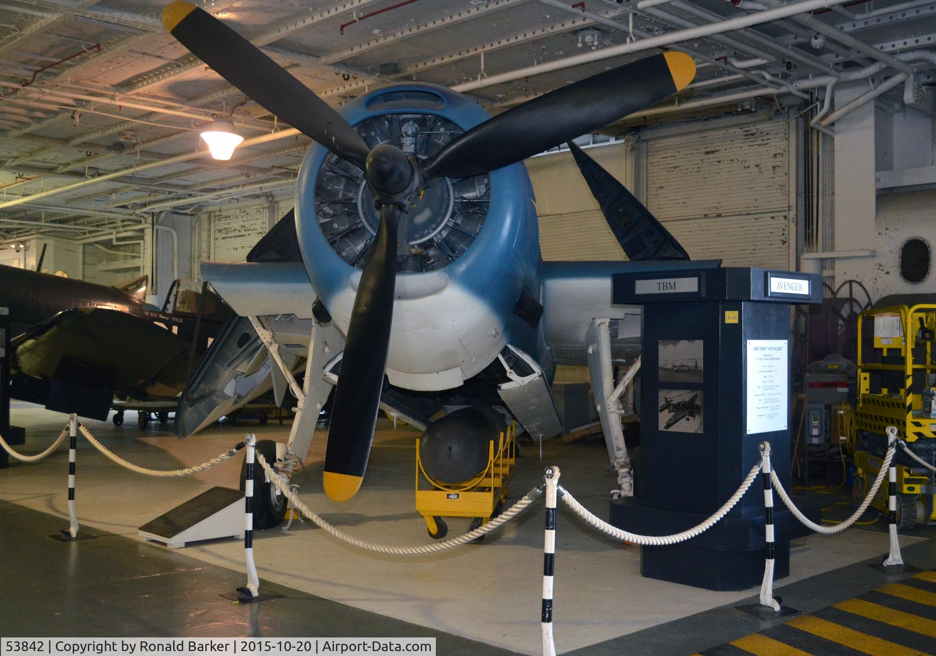 53842, Grumman TBM-3E Avenger Avenger C/N 3904, TBM  USS Yorktown  Patriots Point
