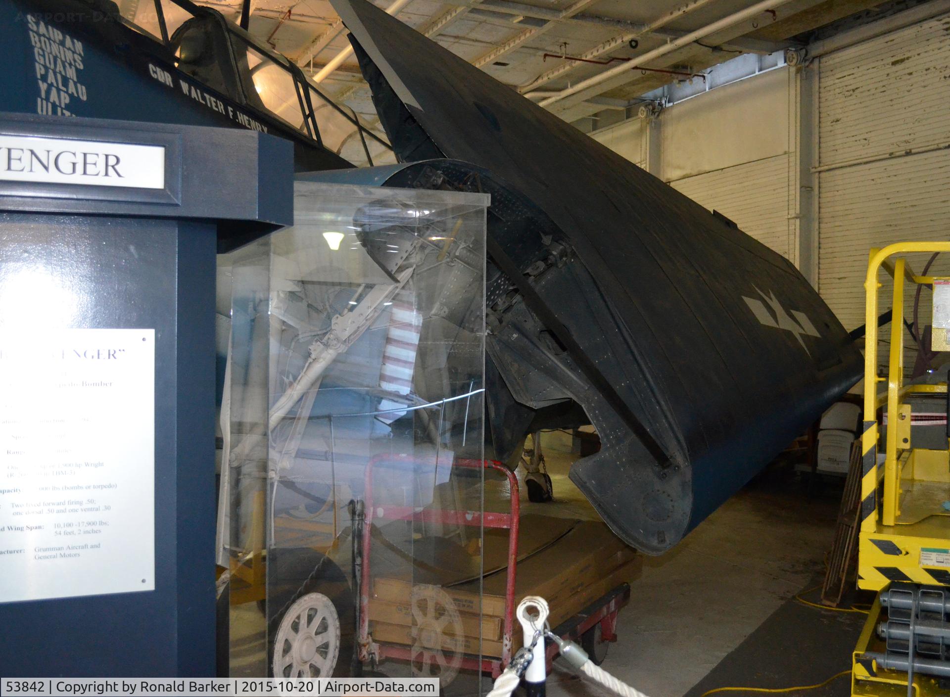 53842, Grumman TBM-3E Avenger Avenger C/N 3904, TBM  USS Yorktown  Patriots Point