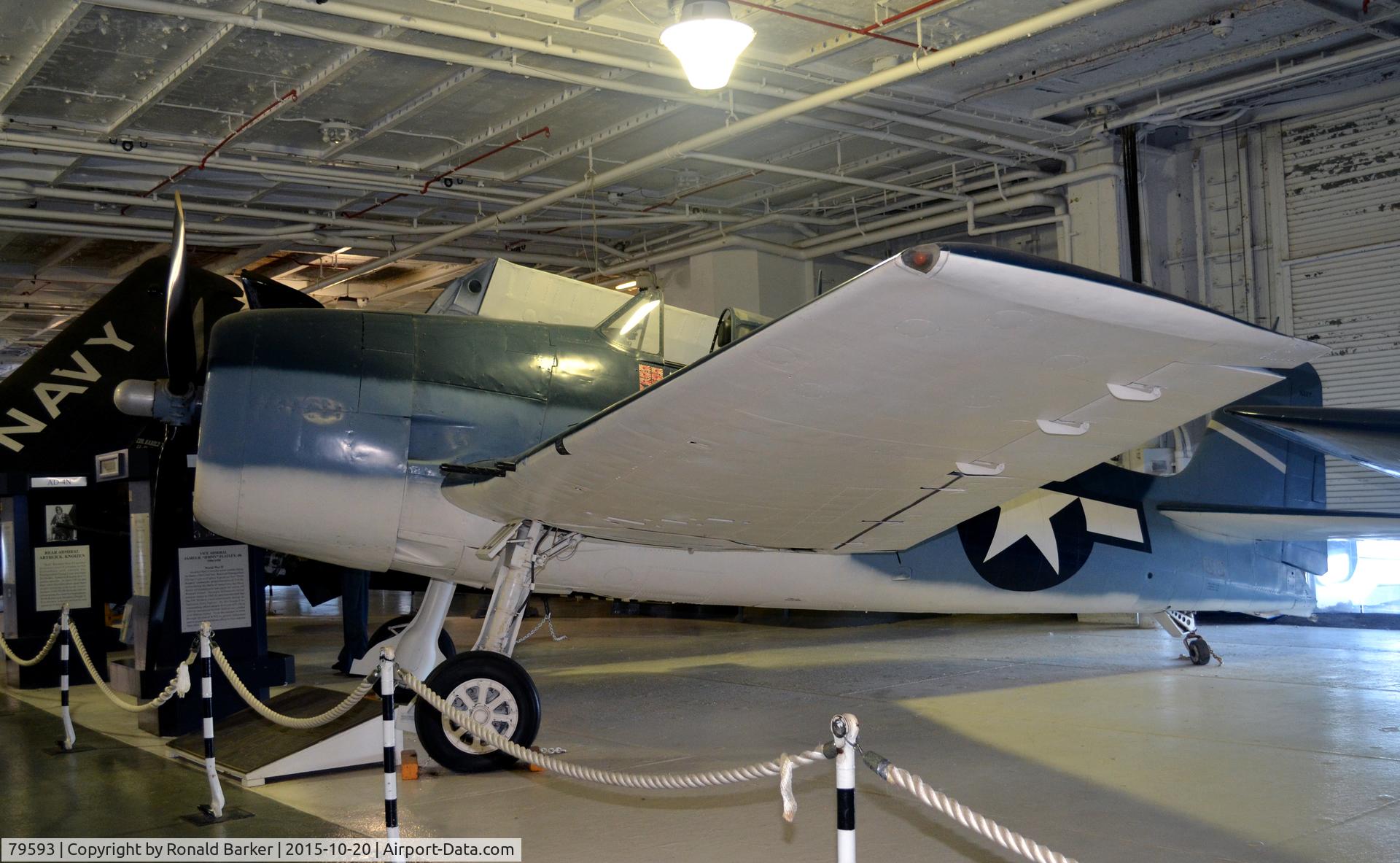 79593, Grumman F6F-5K Hellcat C/N A-10738, F6F-5  USS Yorktown  Patriots Point