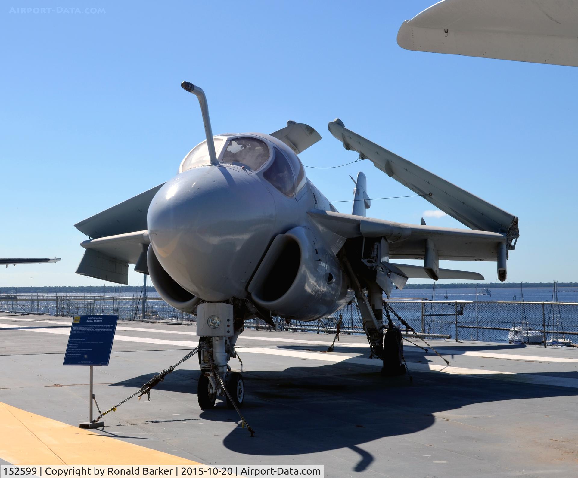 152599, Grumman A-6E Intruder C/N I-147, A-6E  USS Yorktown  Patriots Point