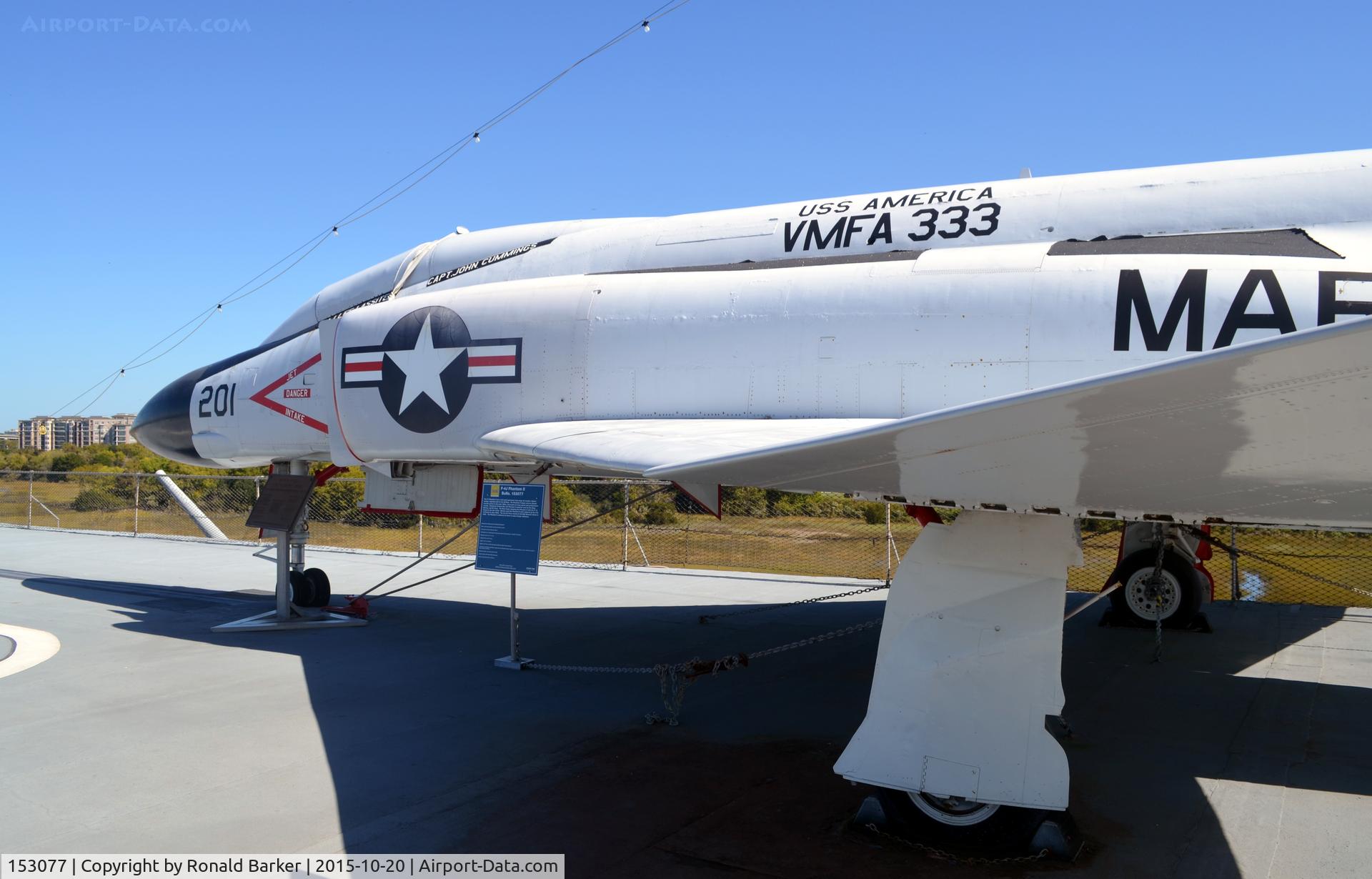 153077, McDonnell F-4J Phantom II C/N 1579, F-4J  USS Yorktown  Patriots Point