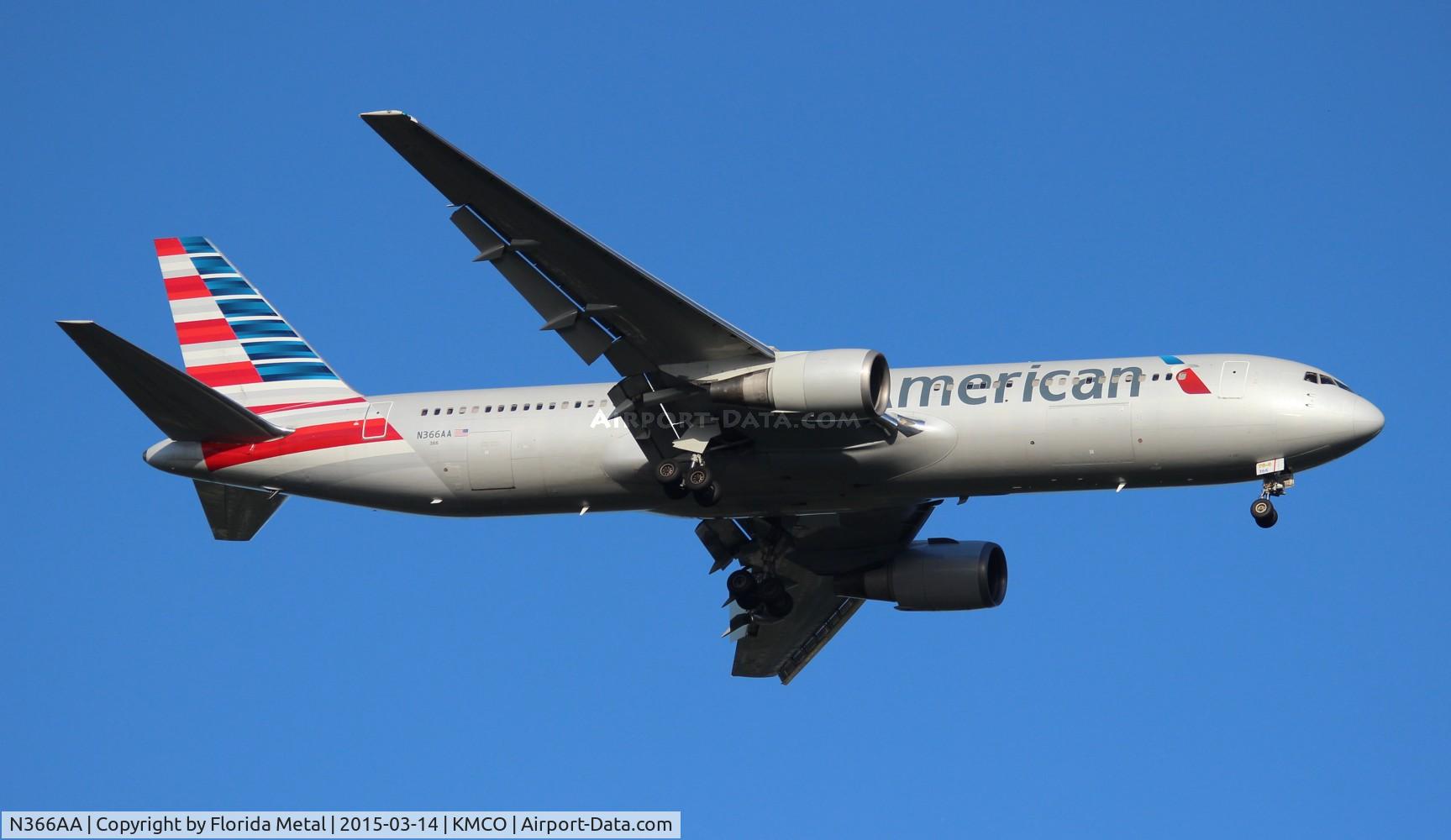 N366AA, 1991 Boeing 767-323/ER C/N 25193, MCO 2015
